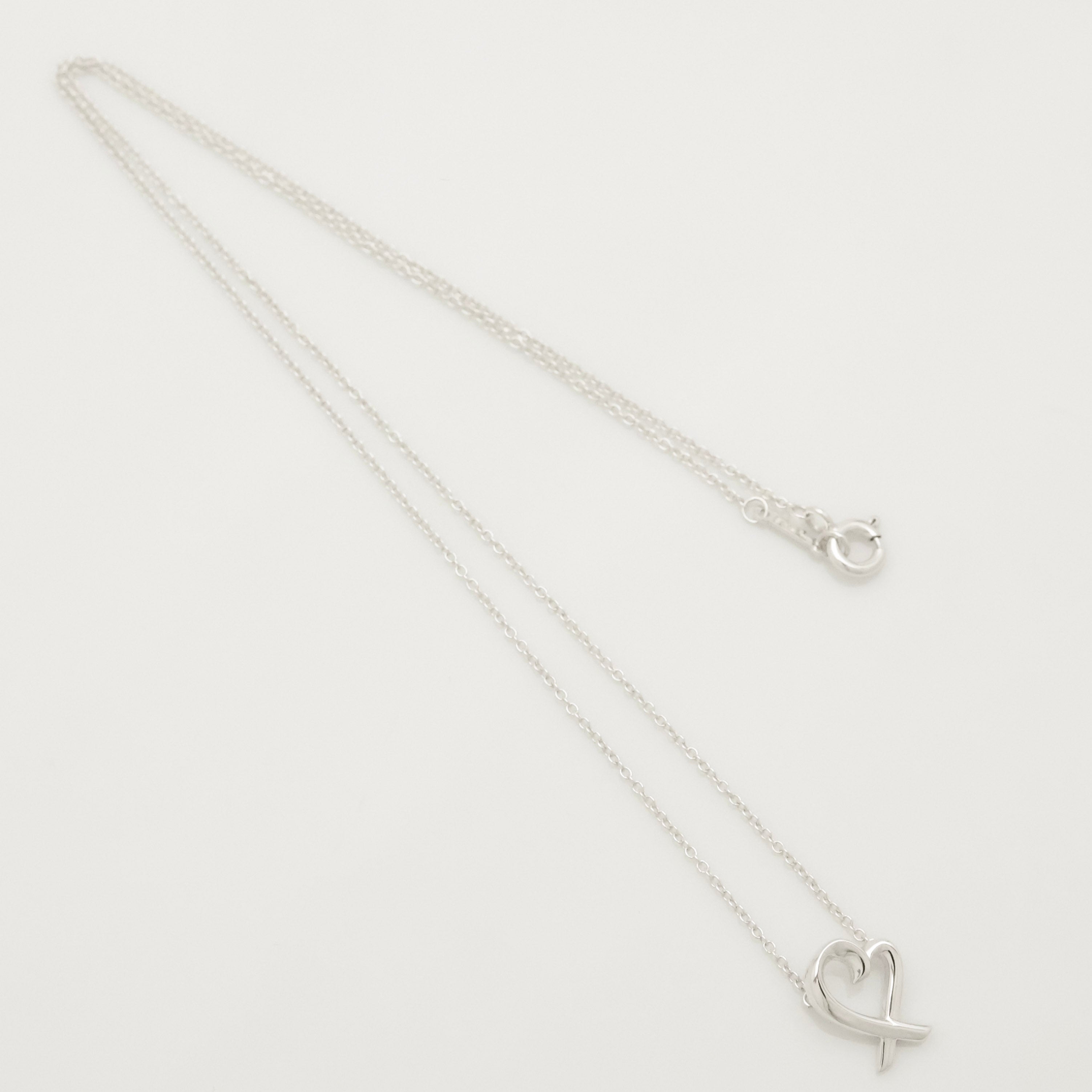 TIFFANY&Co. ミニ ラビングハート パロマピカソ ネックレス AG925