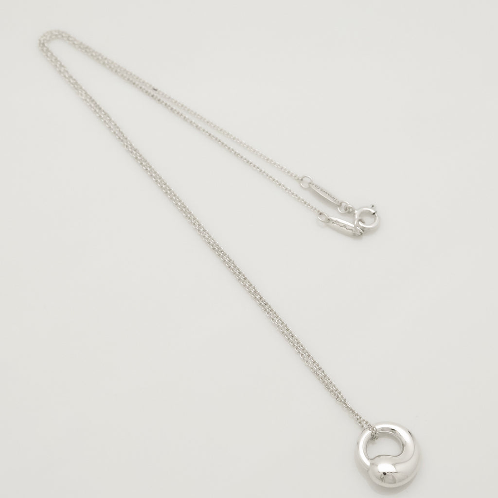  Tiffany & Co. Eternal Circle Necklace Pendant  Sterling Silver 925