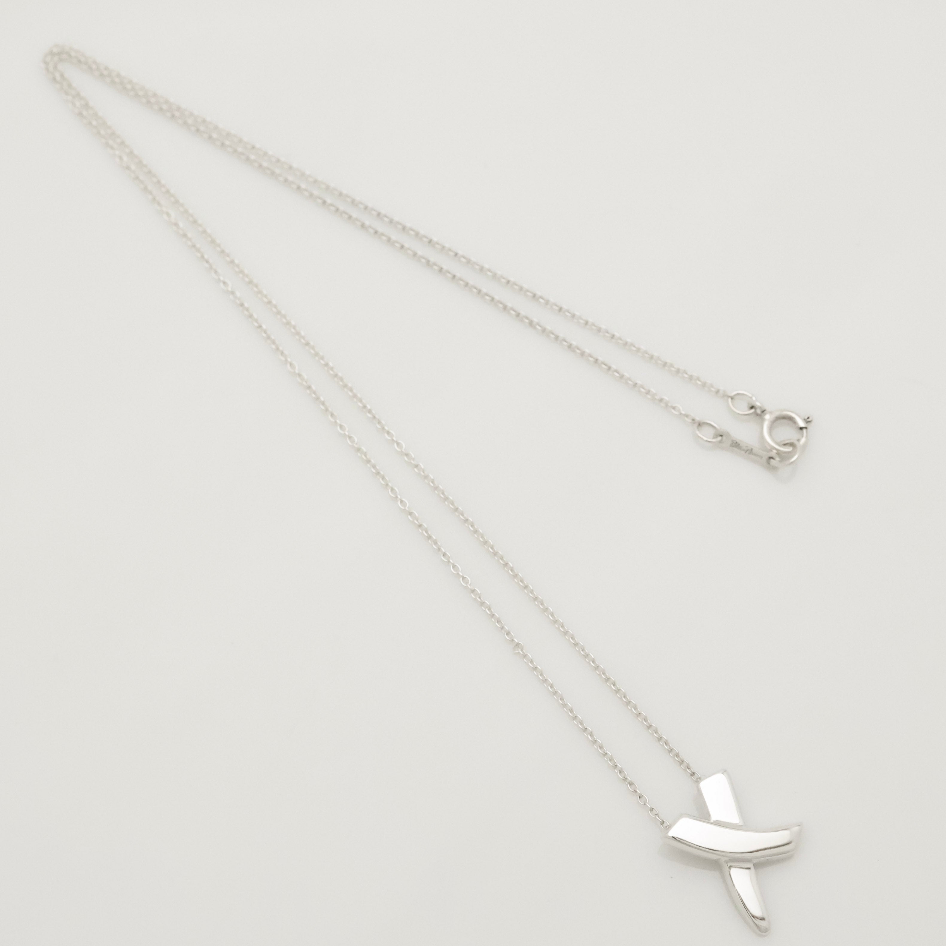 TIFFANY&Co. キス クロス パロマピカソ ネックレス AG925