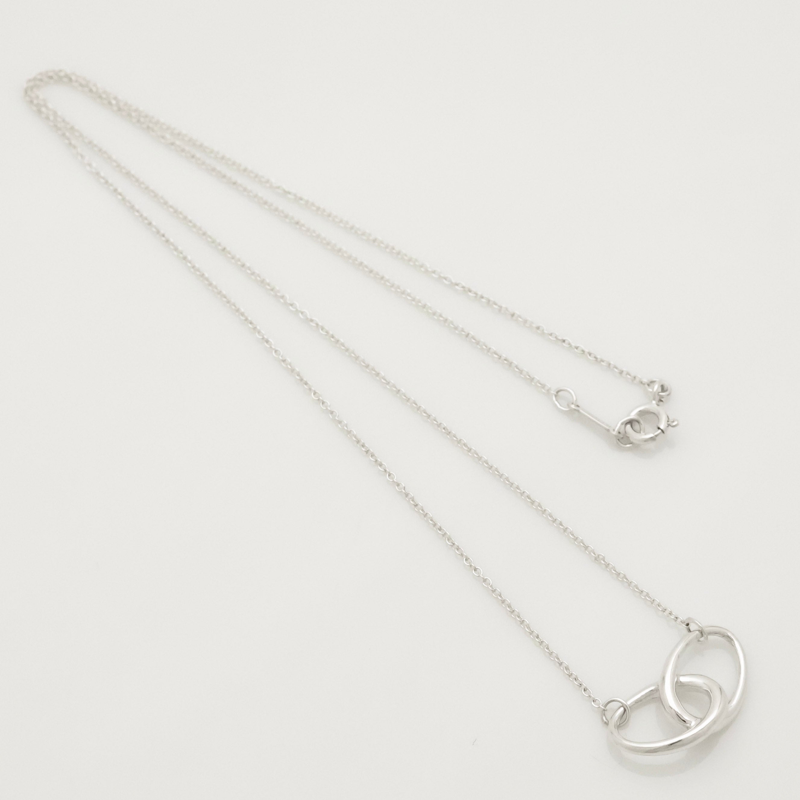 TIFFANY&Co. ダブル ループ エルサペレッティ ネックレス AG925