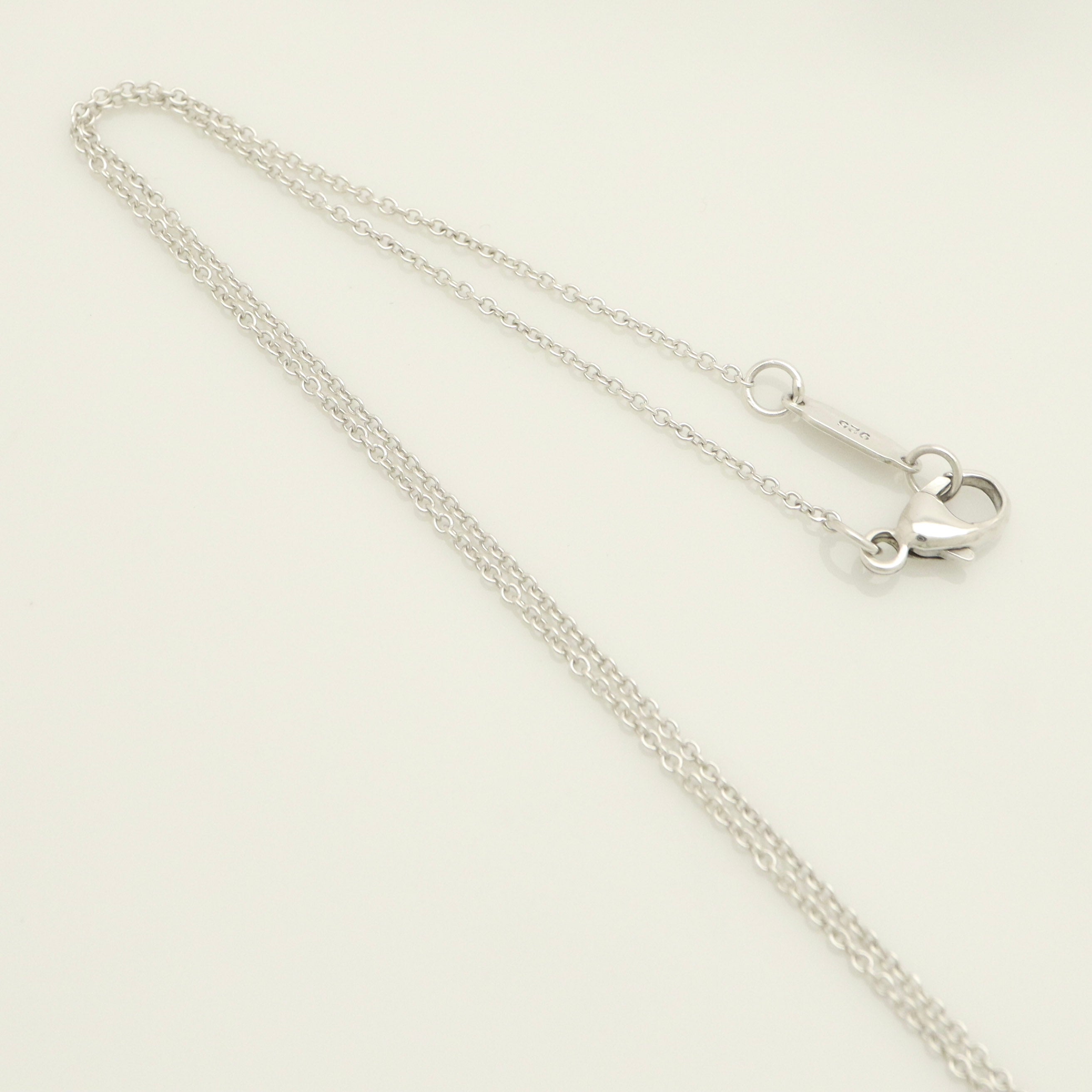 TIFFANY&Co. ドロップ ハート ネックレス AG925
