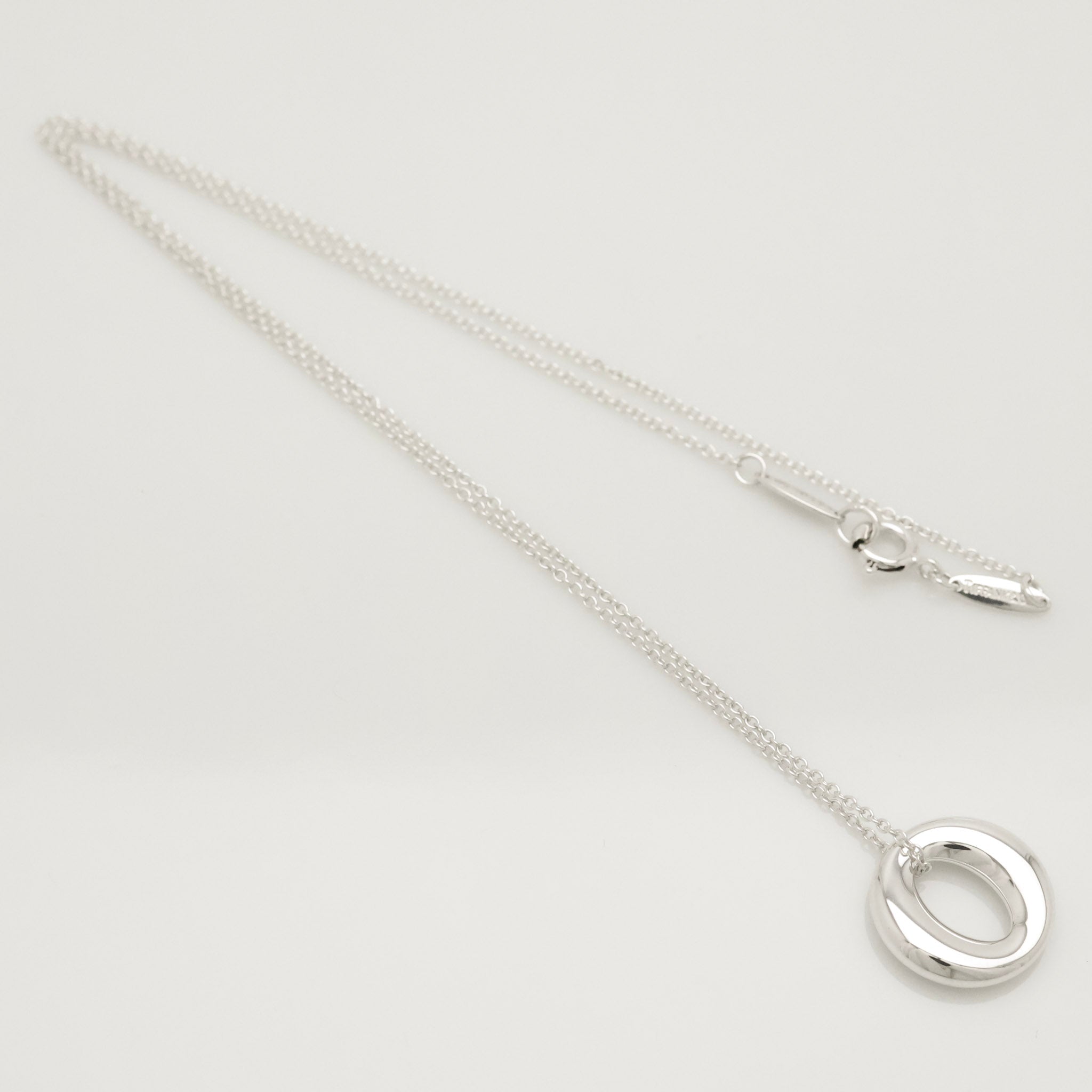 Tiffany & Co. Peretti Small Sevillana Necklace Sterling Silver 925