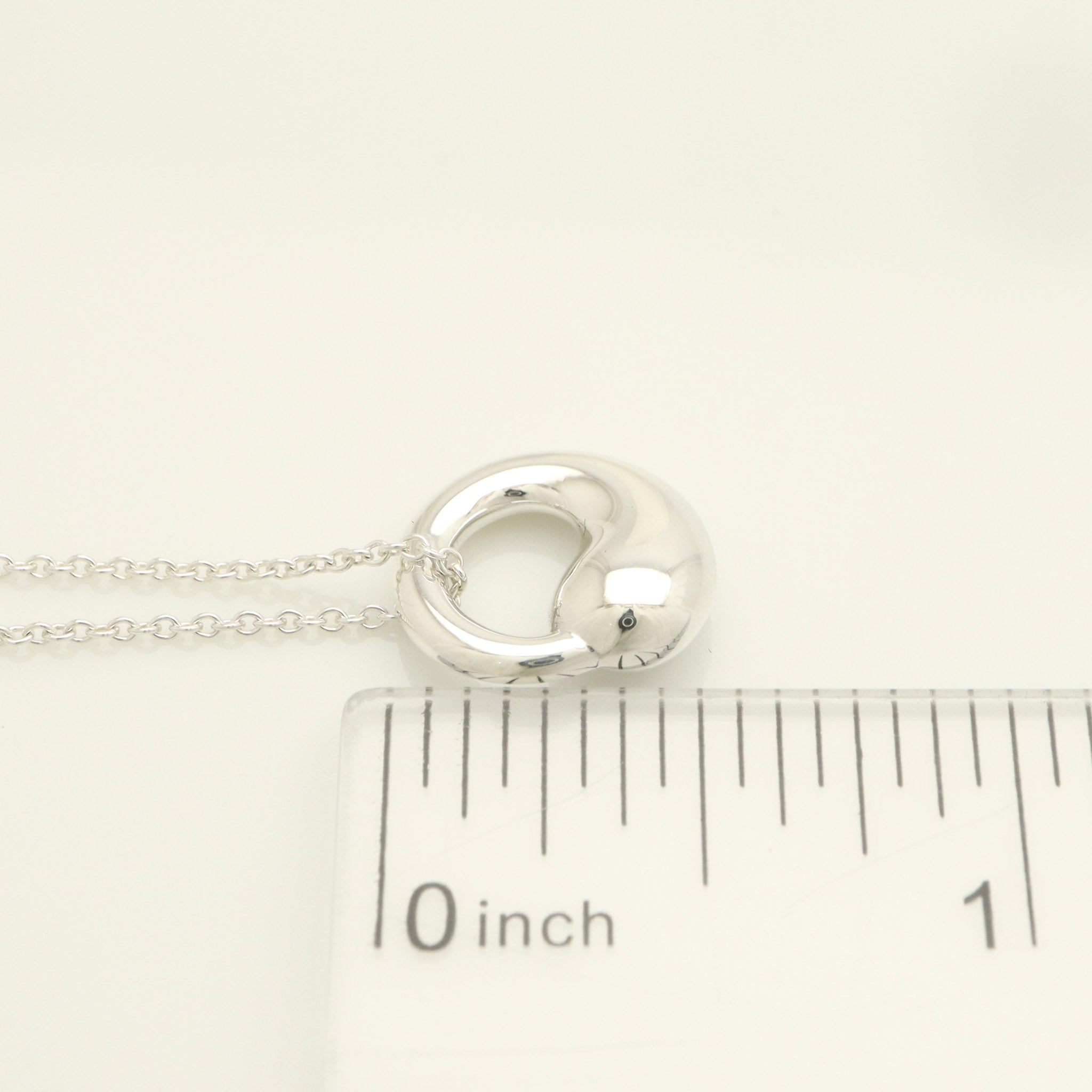 Tiffany & Co. MEDIUM Eternal Circle Necklace Sterling Silver 925 