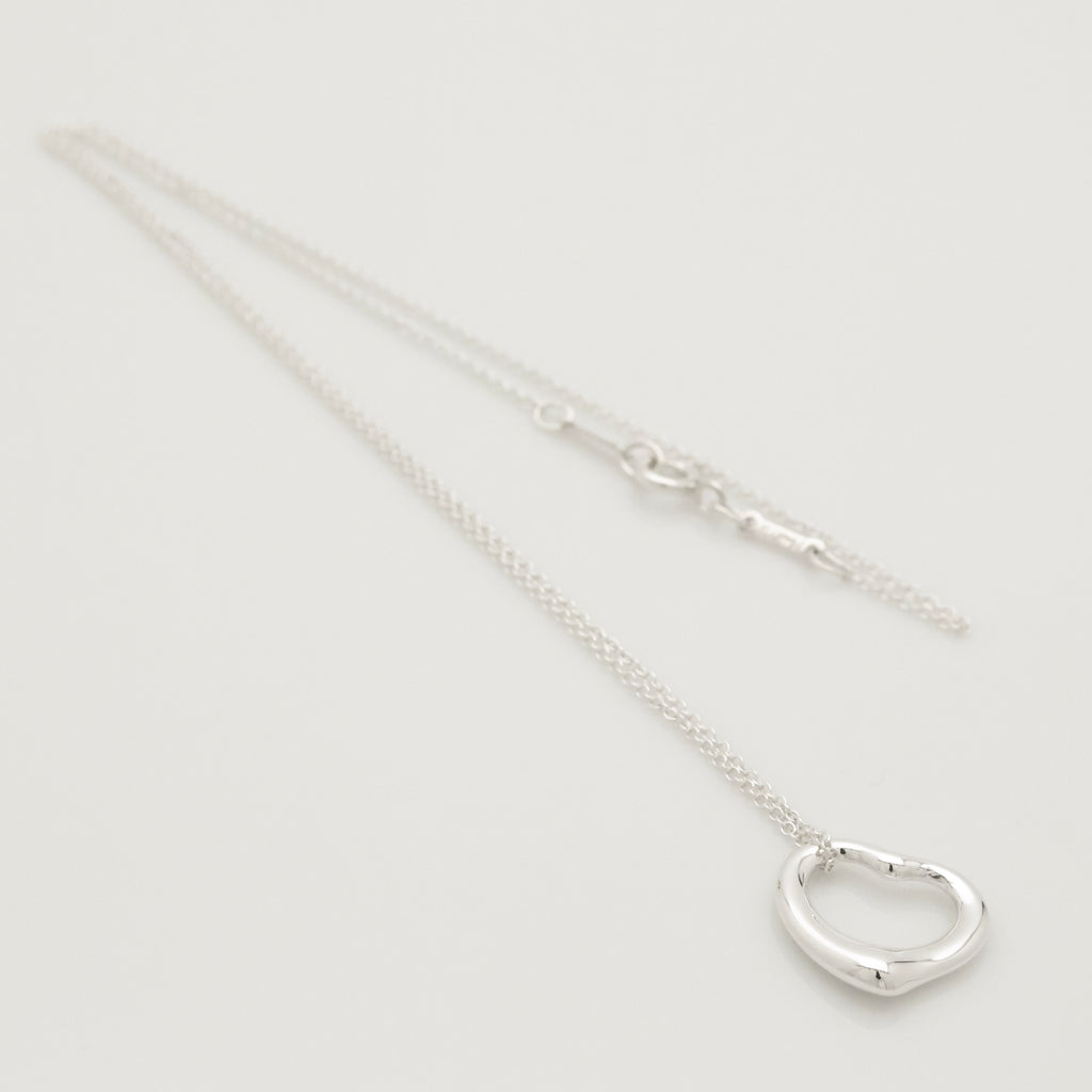 TIFFANY&Co. オープンハート 16mm エルサペレッティ ネックレス AG925