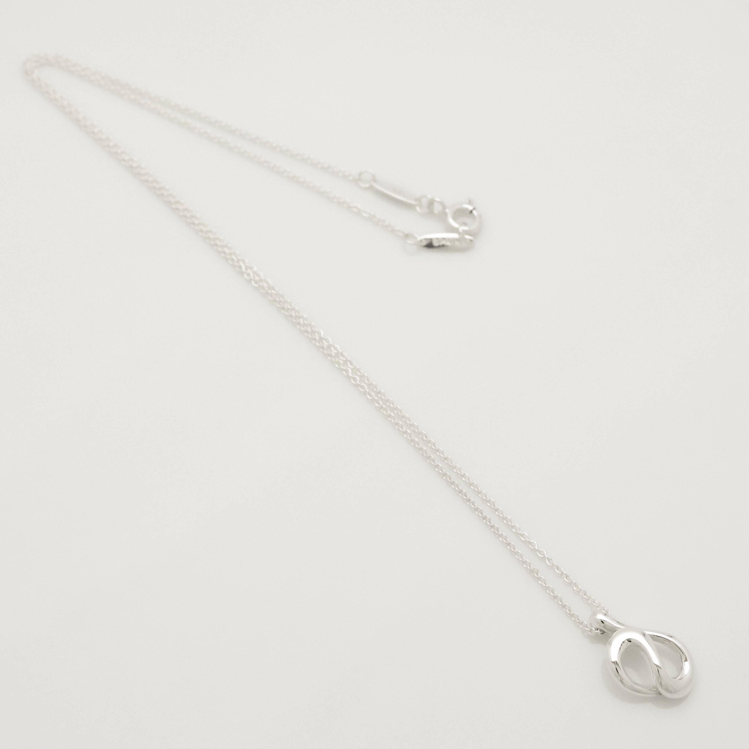 TIFFANY&Co. オープン ウェーブ エルサペレッティ ネックレス AG925