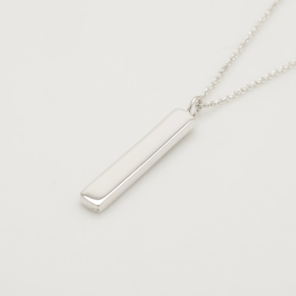Tiffany & Co. Notes Diamond Bar Necklace Sterling Silver 925