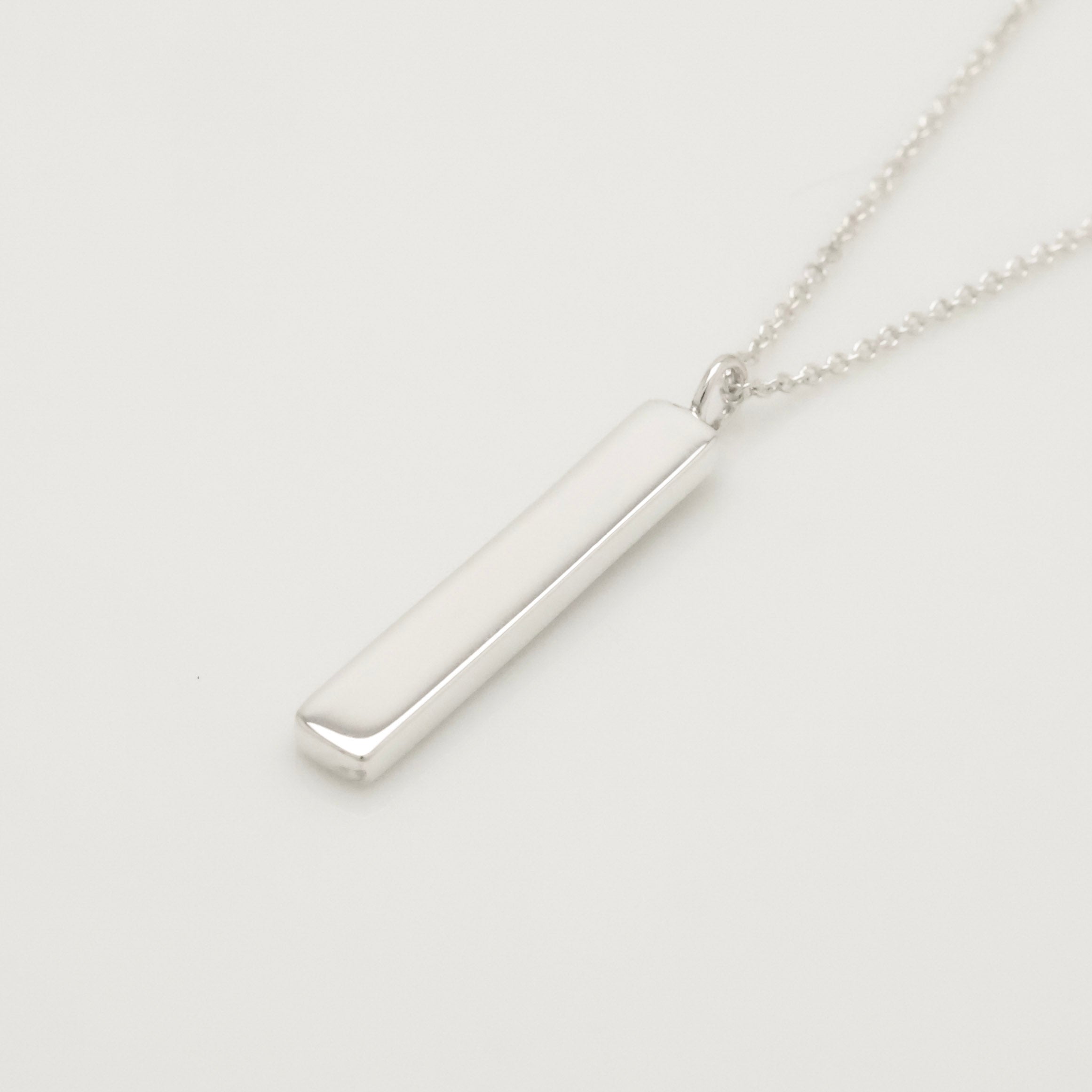 Tiffany & Co. Notes Diamond Bar Necklace Sterling Silver 925