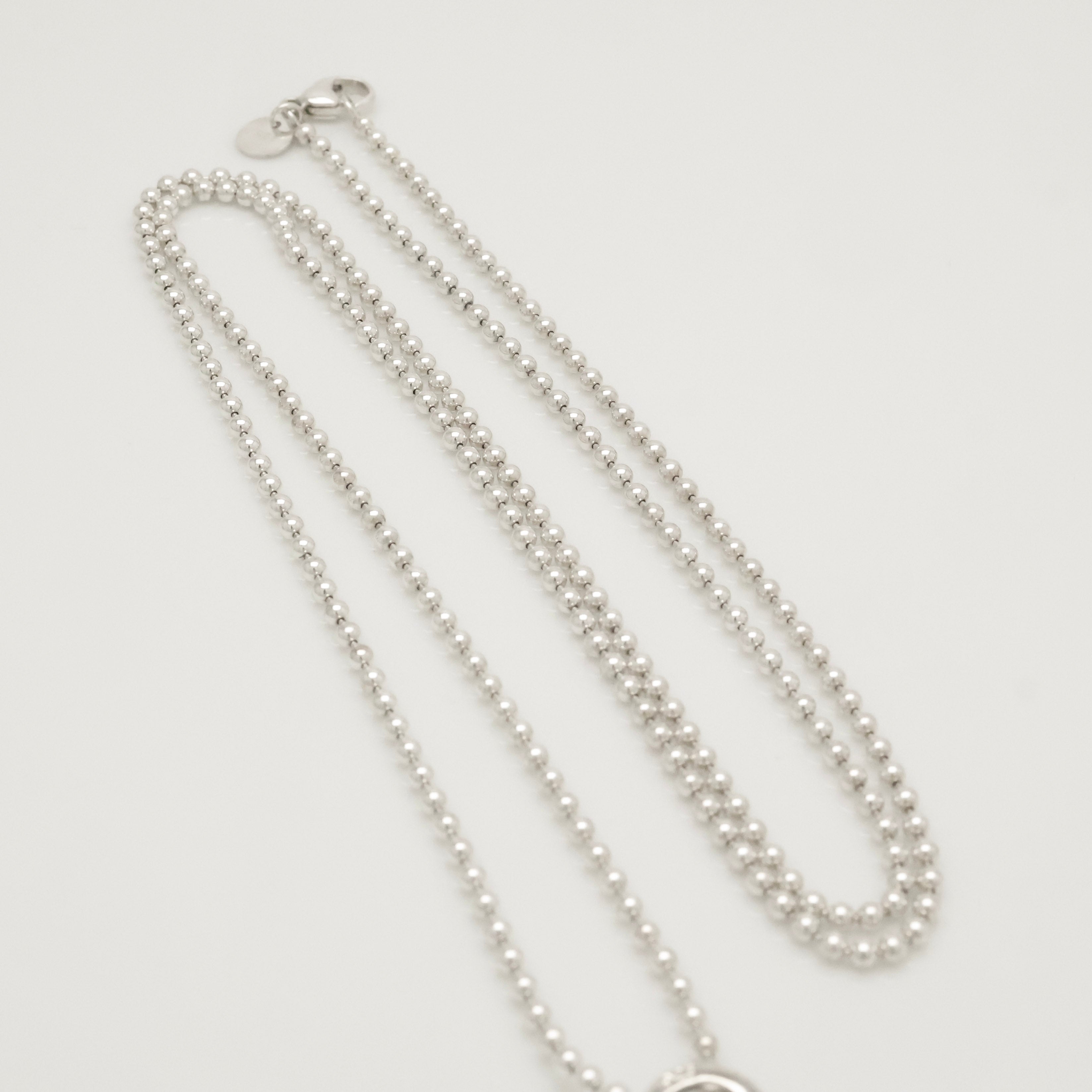 TIFFANY&Co. リターントゥ ティファニー ハート タグ ボール チェーン ネックレス AG925