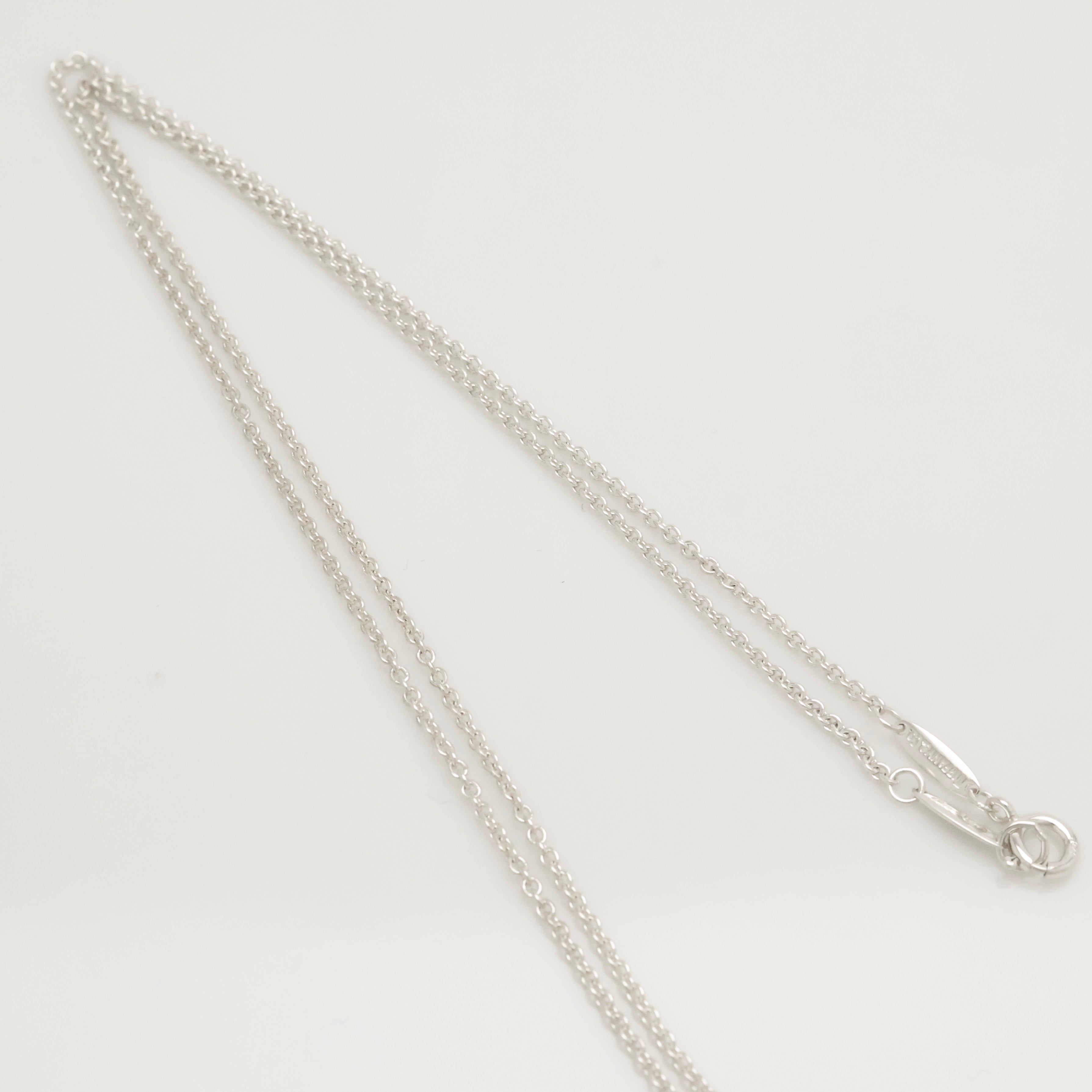 TIFFANY&Co. ノーツ レター S イニシャル  ネックレス AG925