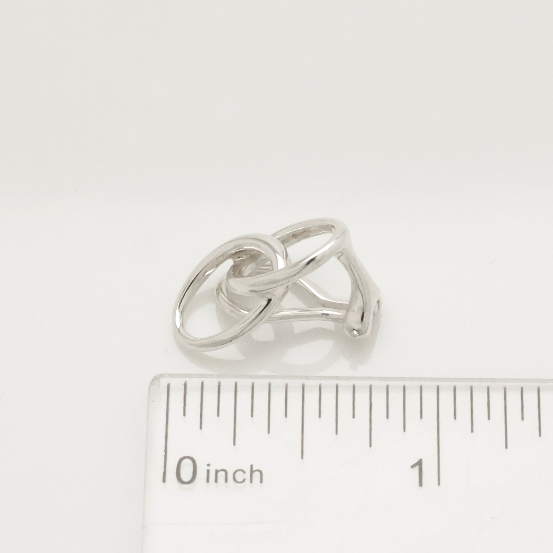  Tiffany & Co. Peretti Double Loop Clip-On Earrings Sterling Silver 925