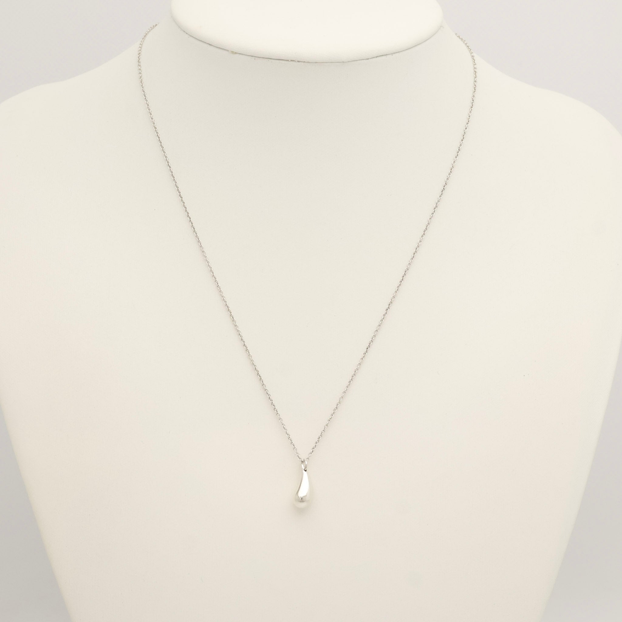 Tiffany & Co. Teardrop Necklace Pendant Sterling Silver 925 