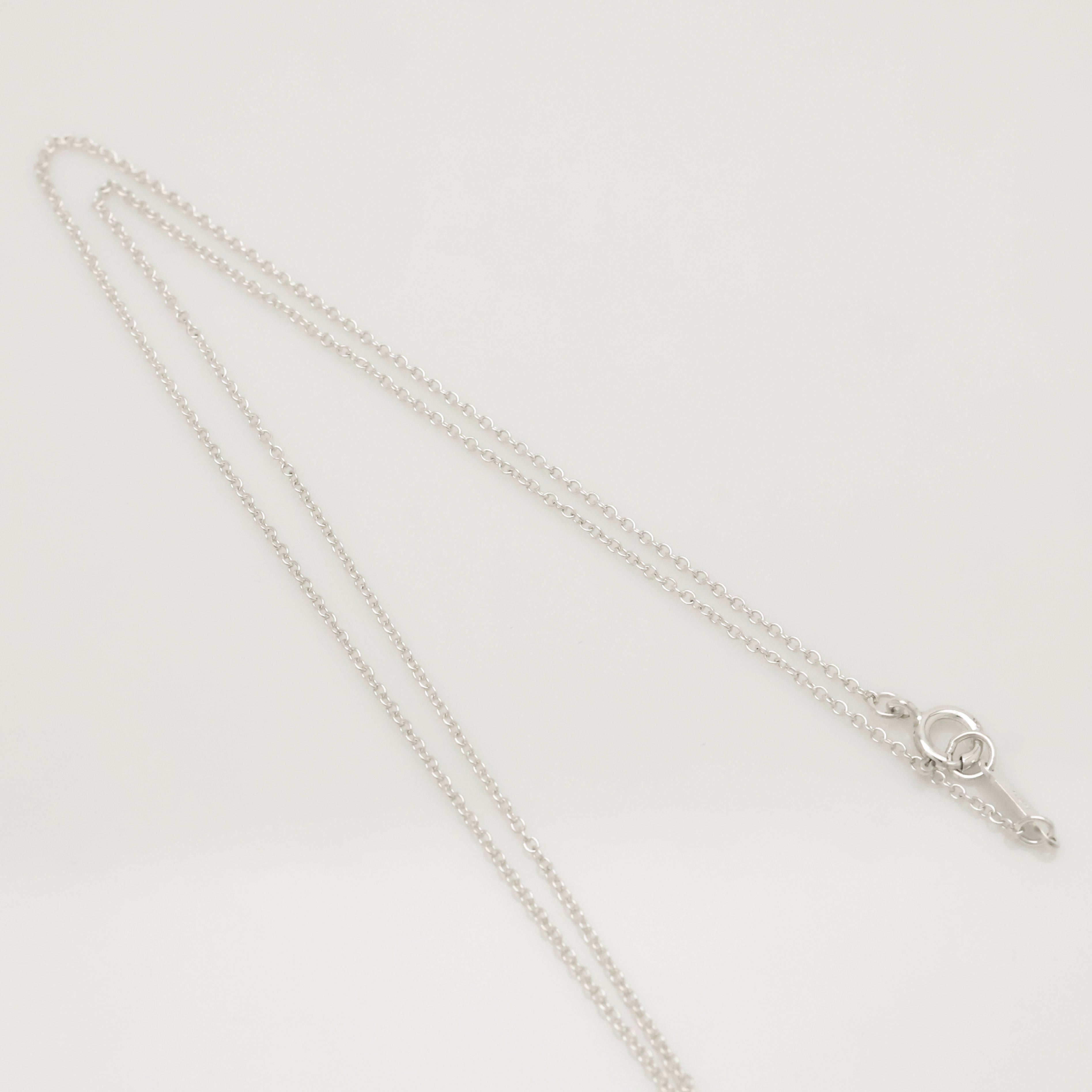 Tiffany & Co. Atlas Sphere Ball Pendant Necklace Pendant Sterling Silver 925 