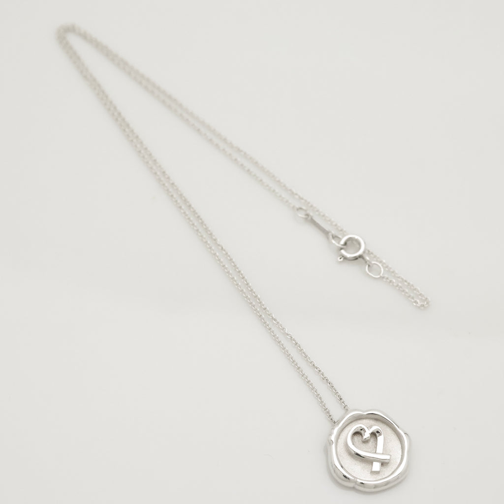 TIFFANY&Co. シーリング スタンプ ラビングハート パロマピカソ ネックレス AG925