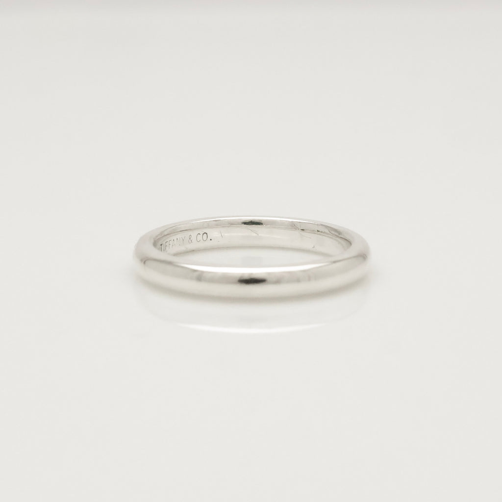 Tiffany & Co. Diamond Stacking Band Ring  Sterling Silver 925 