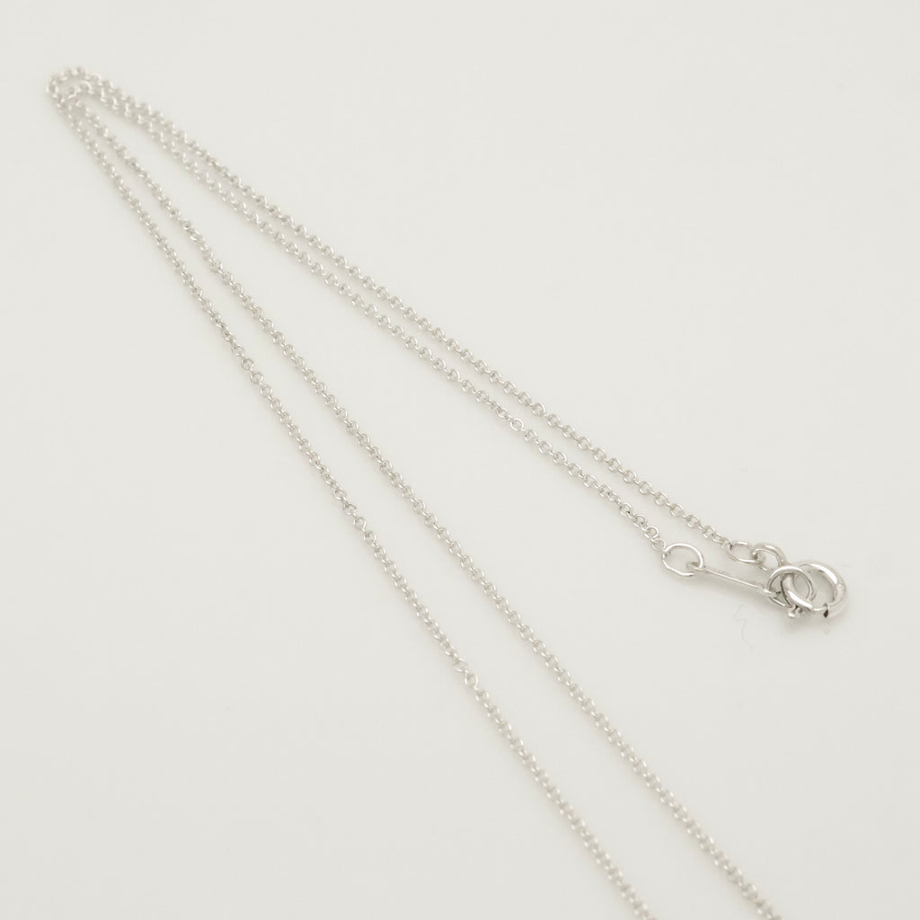 Tiffany & Co. Loving Heart Diamond Pendant Necklace Sterling Silver 925