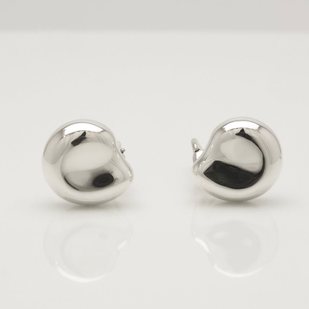  Tiffany & Co. Elsa Peretti Nugget Clip-On Earrings Sterling Silver 925 