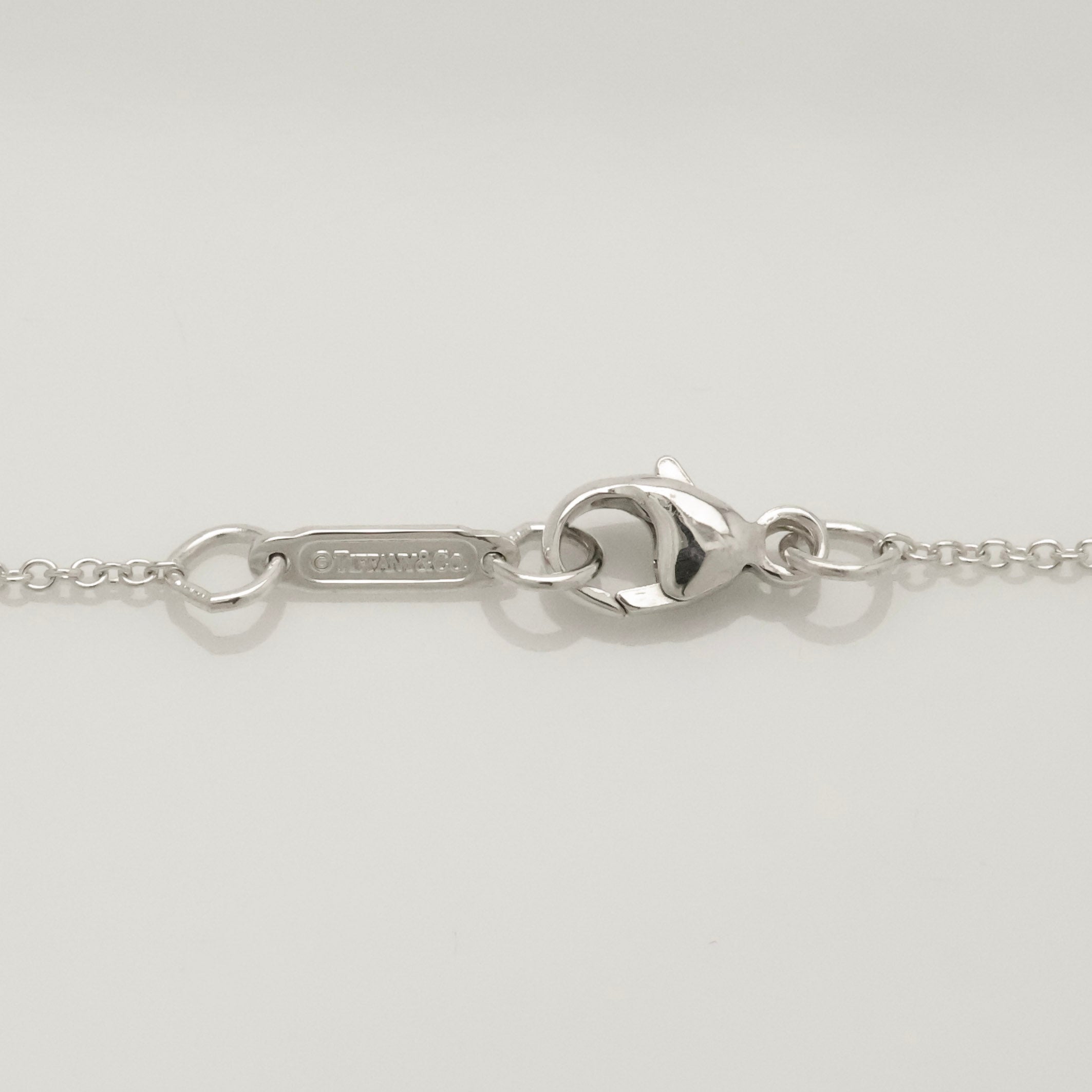 Tiffany & Co. Atlas Cube Lock Padlock Necklace Pendant Sterling Silver 925 