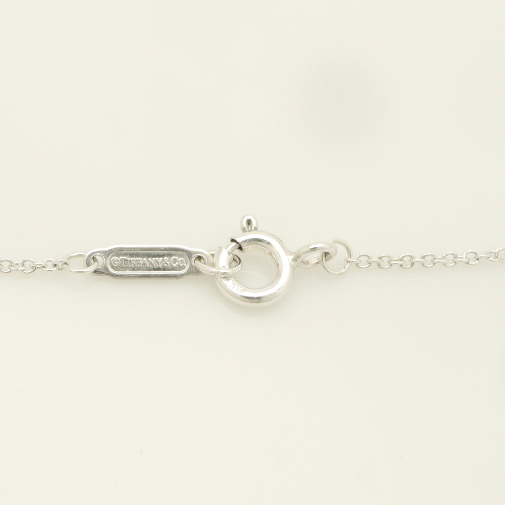 Tiffany & Co. 1837 Circle Necklace 16" Black Titanium Sterling Silver 925