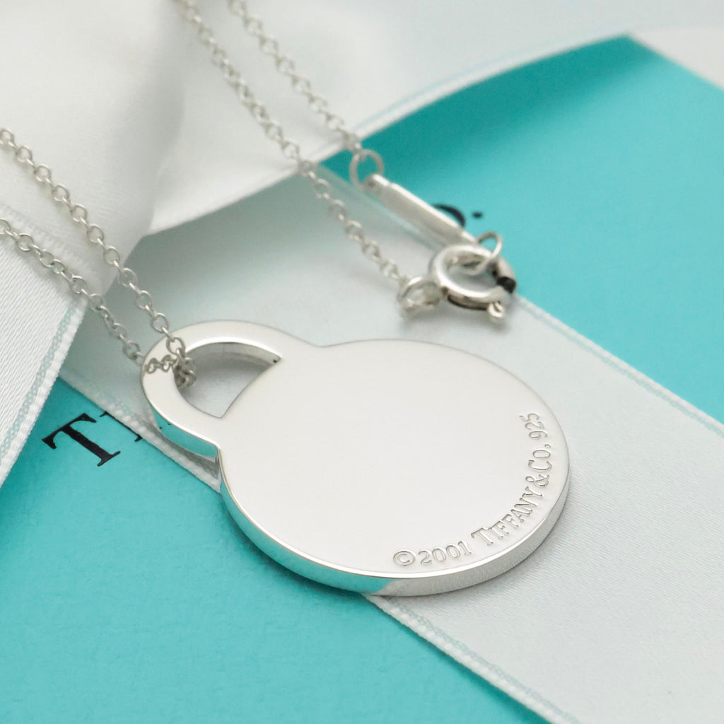 TIFFANY&Co. ラウンド タグ ネックレス AG925