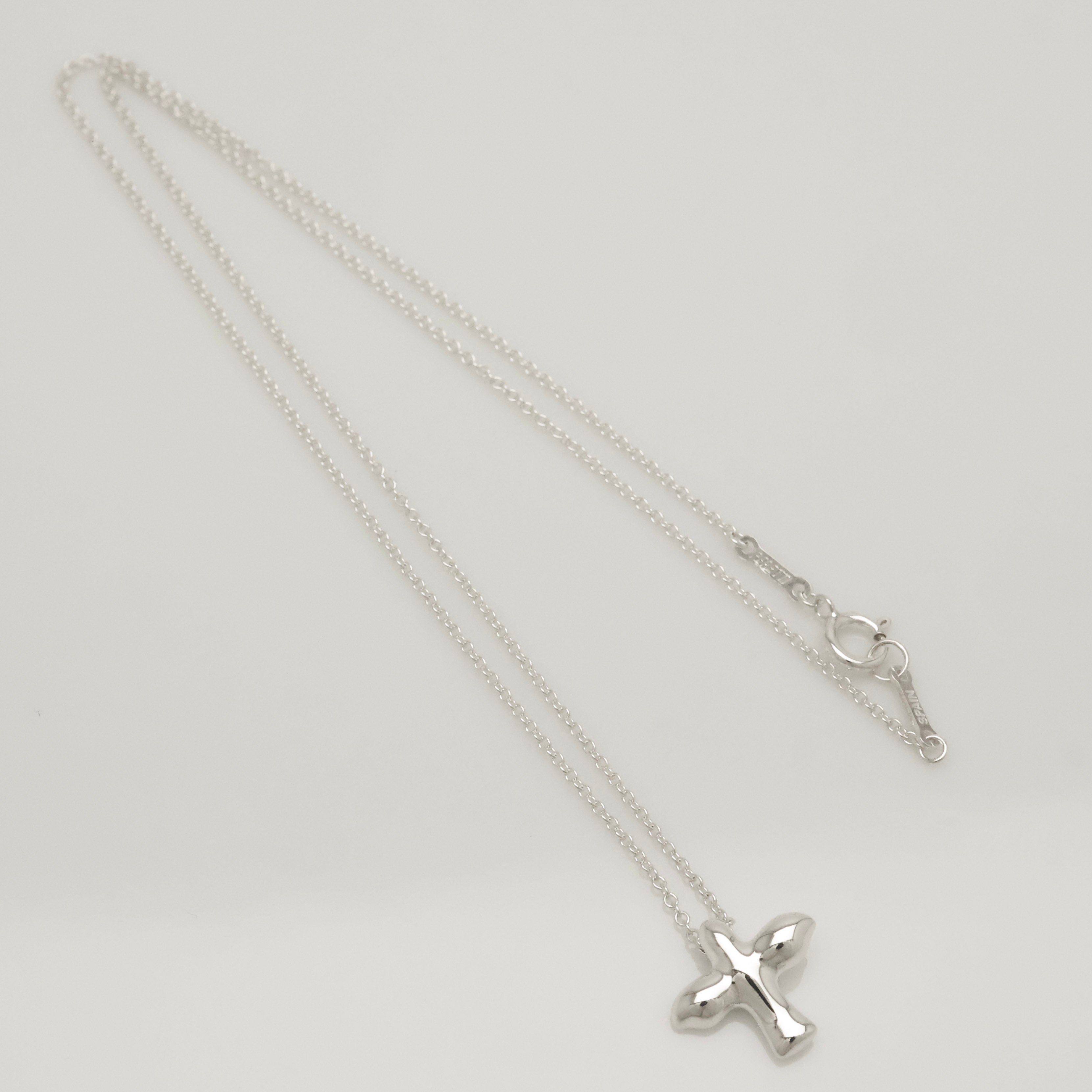 TIFFANY&Co. バード クロス エルサペレッティ ネックレス AG925