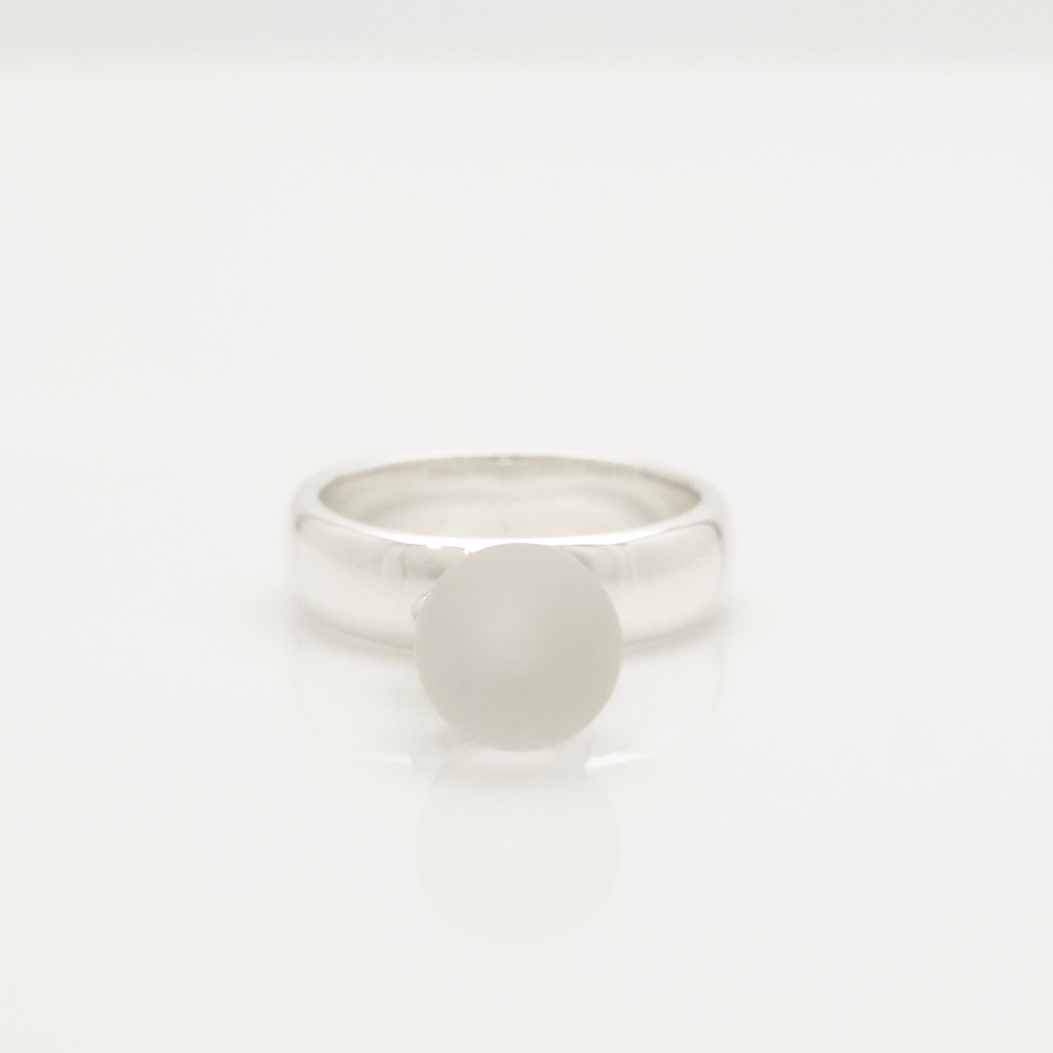 TIFFANY&Co. クォーツ ボール ダングル リング 10 号 AG925