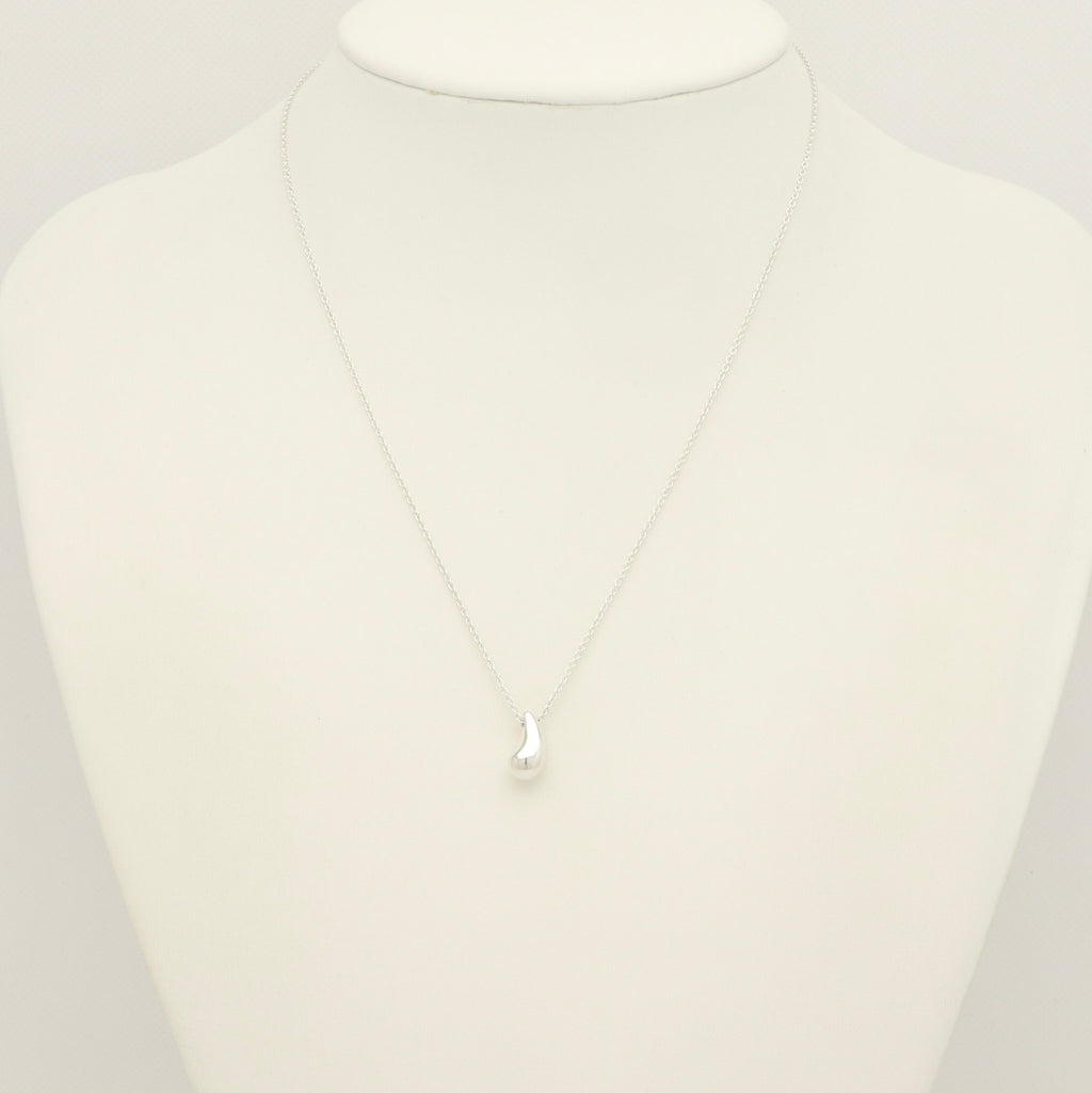 Tiffany & Co. Teardrop Necklace Pendant Sterling Silver 925 