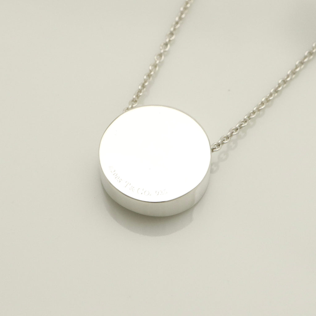 Tiffany & Co. 1837 Concave Circle Necklace Sterling Silver 925