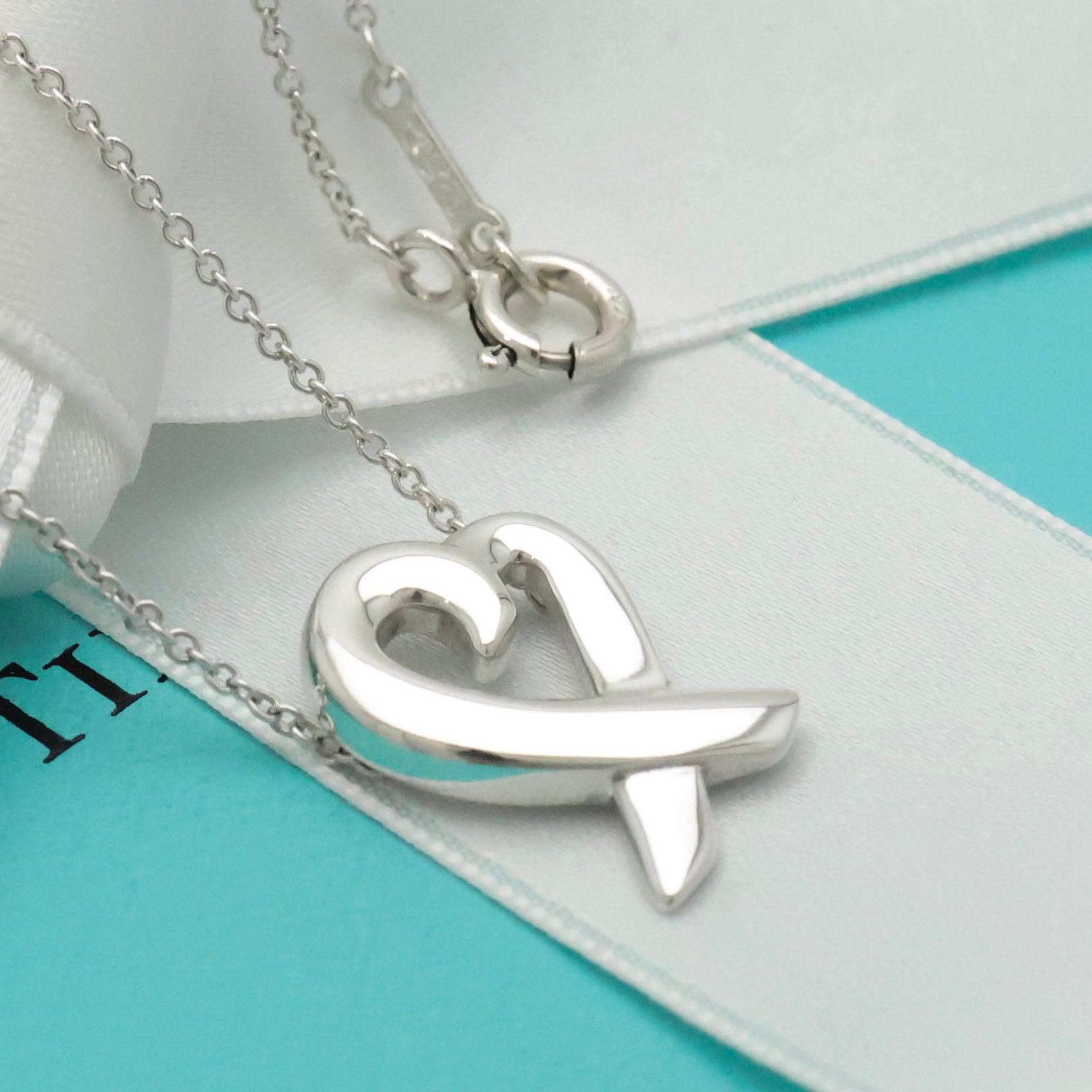 TIFFANY&Co. ラビングハート パロマピカソ ネックレス AG925