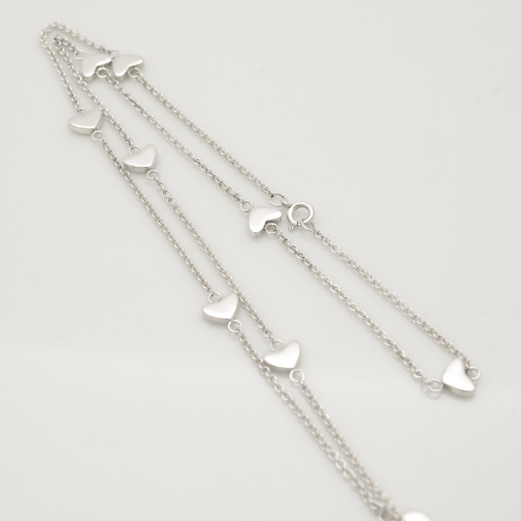 TIFFANY&Co. ハート リンク ラリアット ネックレス AG925