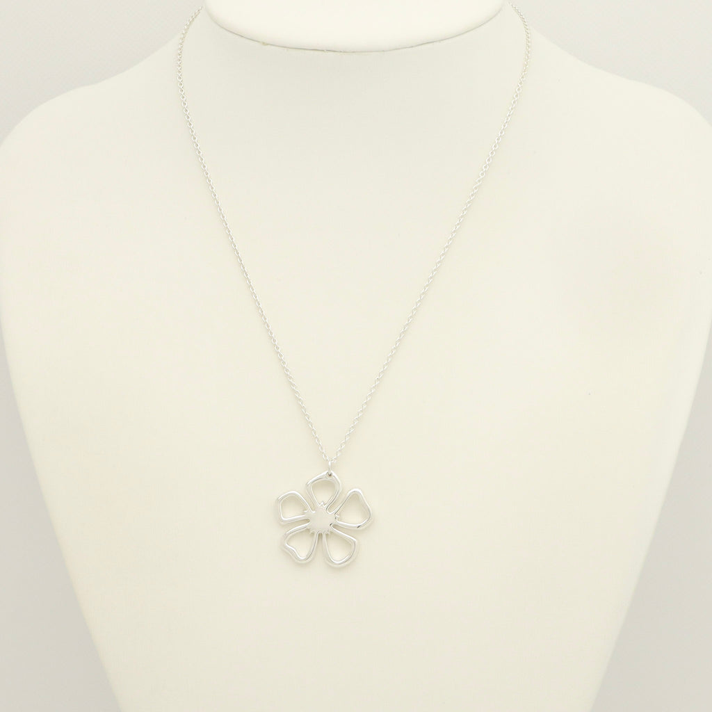TIFFANY＆Co. ハイビスカス フラワー ネックレス AG925
