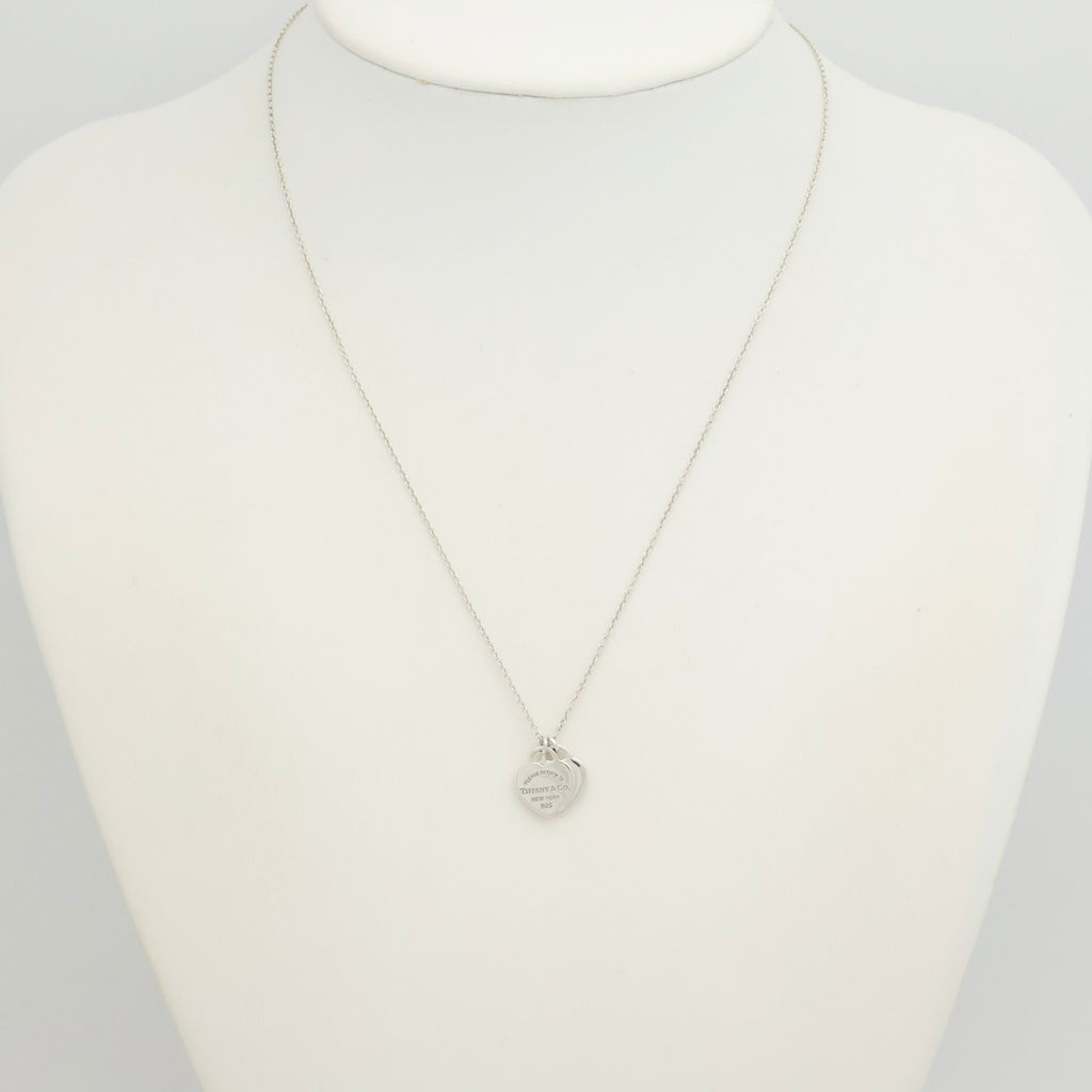 TIFFANY&Co. リターントゥ ティファニー スモール ダブル ハート タグ ネックレス AG925