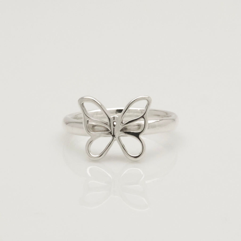  Tiffany & Co. Butterfly Ring Sterling Silver 925 