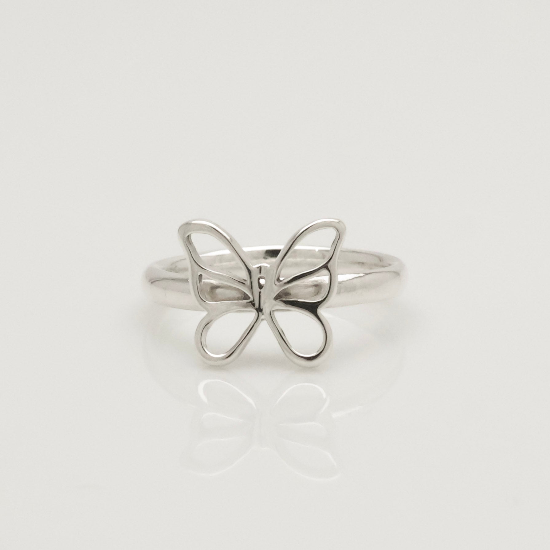  Tiffany & Co. Butterfly Ring Sterling Silver 925 