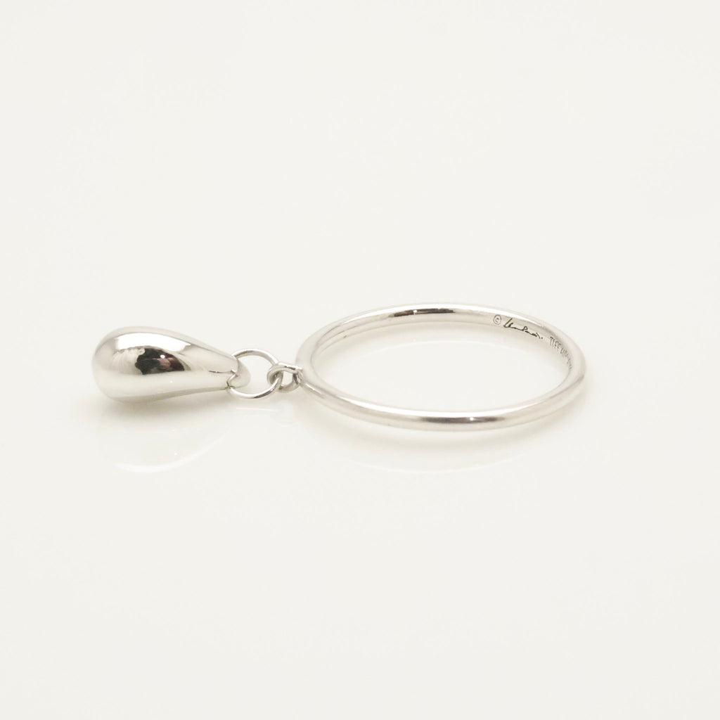 TIFFANY&Co. ティアドロップ エルサペレッティ ドロップ リング 8 号 AG925