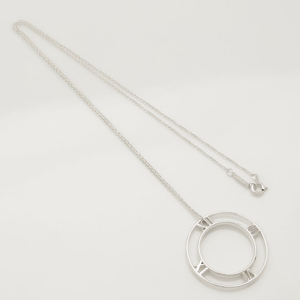 TIFFANY&Co. オープン アトラス メダリオン サークル ネックレス AG925