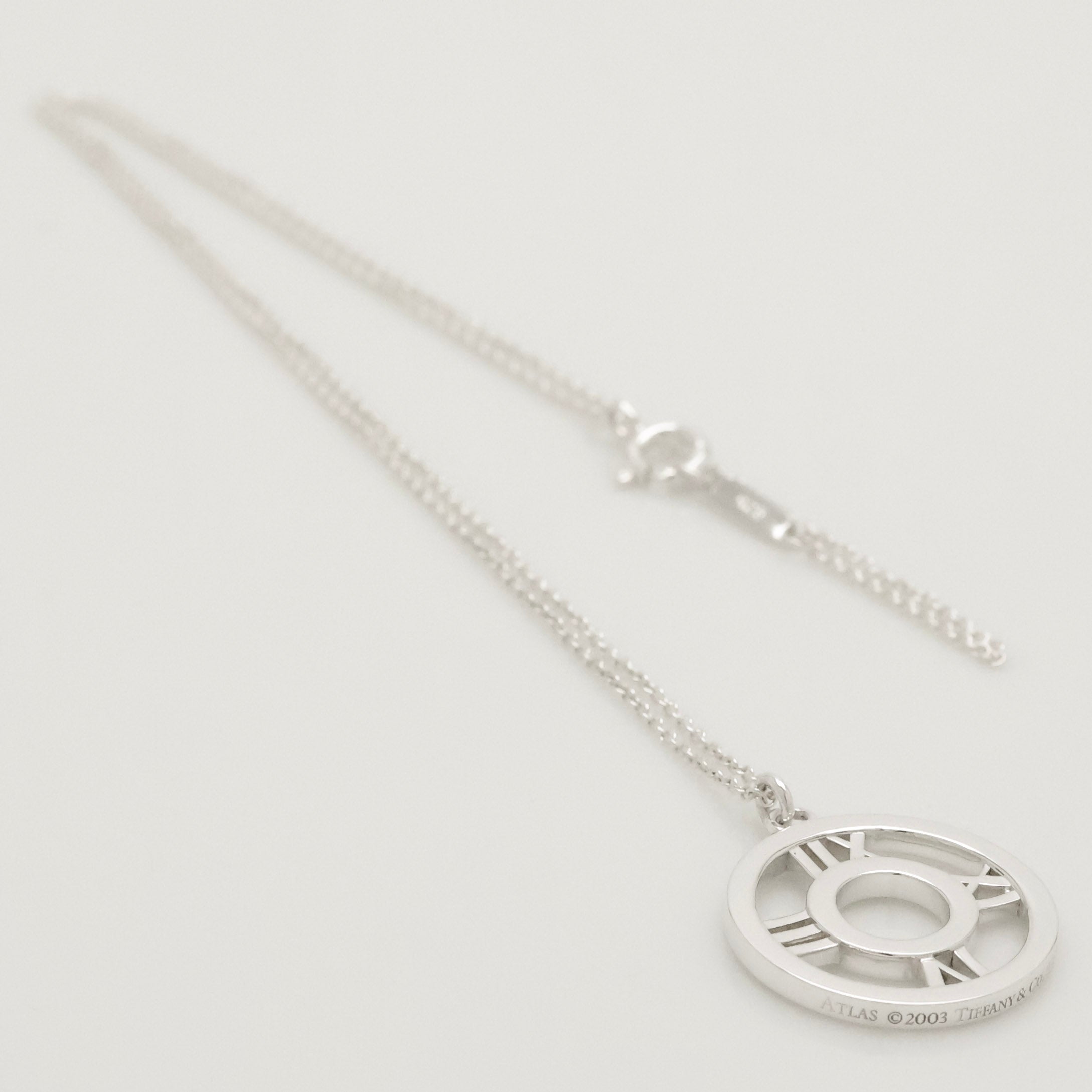 TIFFANY&Co. オープン アトラス サークル ネックレス AG925