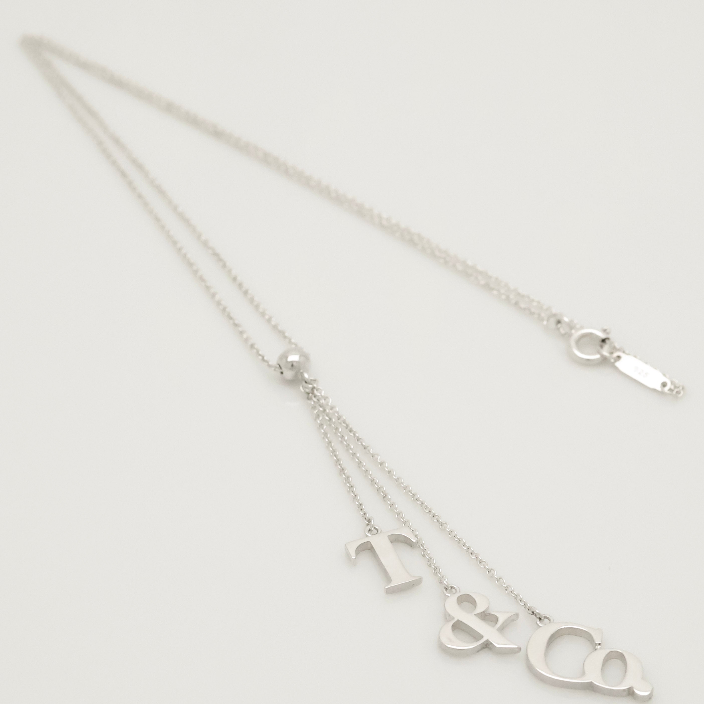 TIFFANY&Co. T＆CO. ロゴ アイコン スイング ネックレス AG925