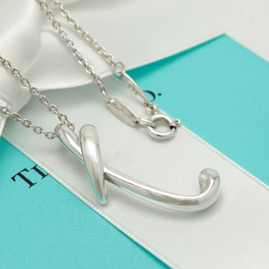 TIFFANY&Co. レター イニシャル T エルサペレッティ ネックレス AG925