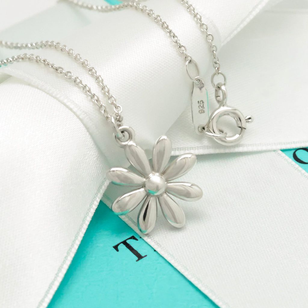 TIFFANY&Co.デイジー フラワー 花 ネックレス AG925