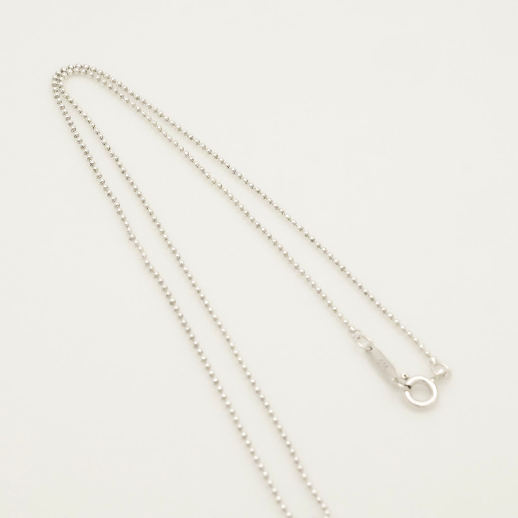 Tiffany & Co. Heart Key 1P Diamond Necklace Sterling Silver 925 