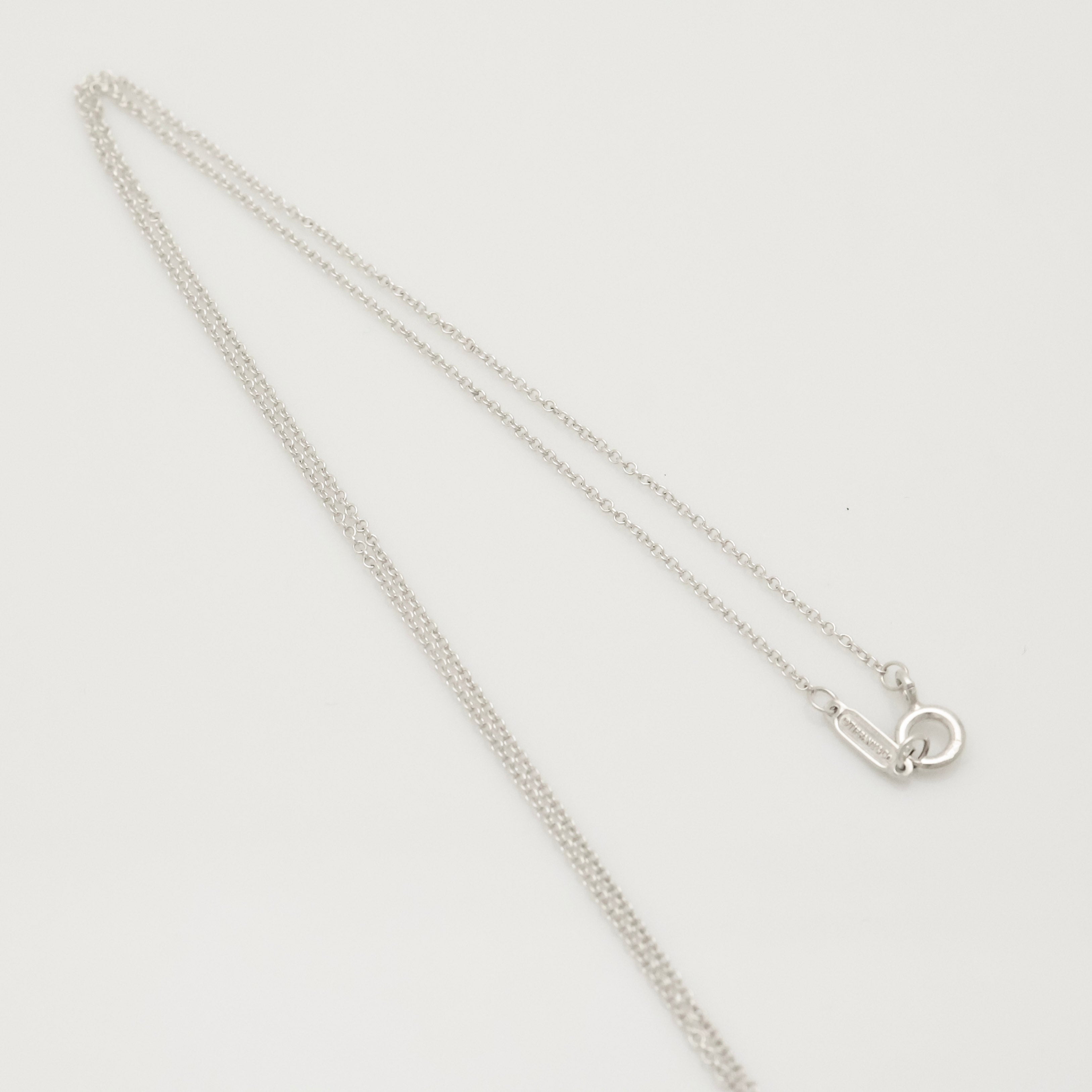 TIFFANY&Co.Ｔ & CO ロゴ バー ネックレス AG925