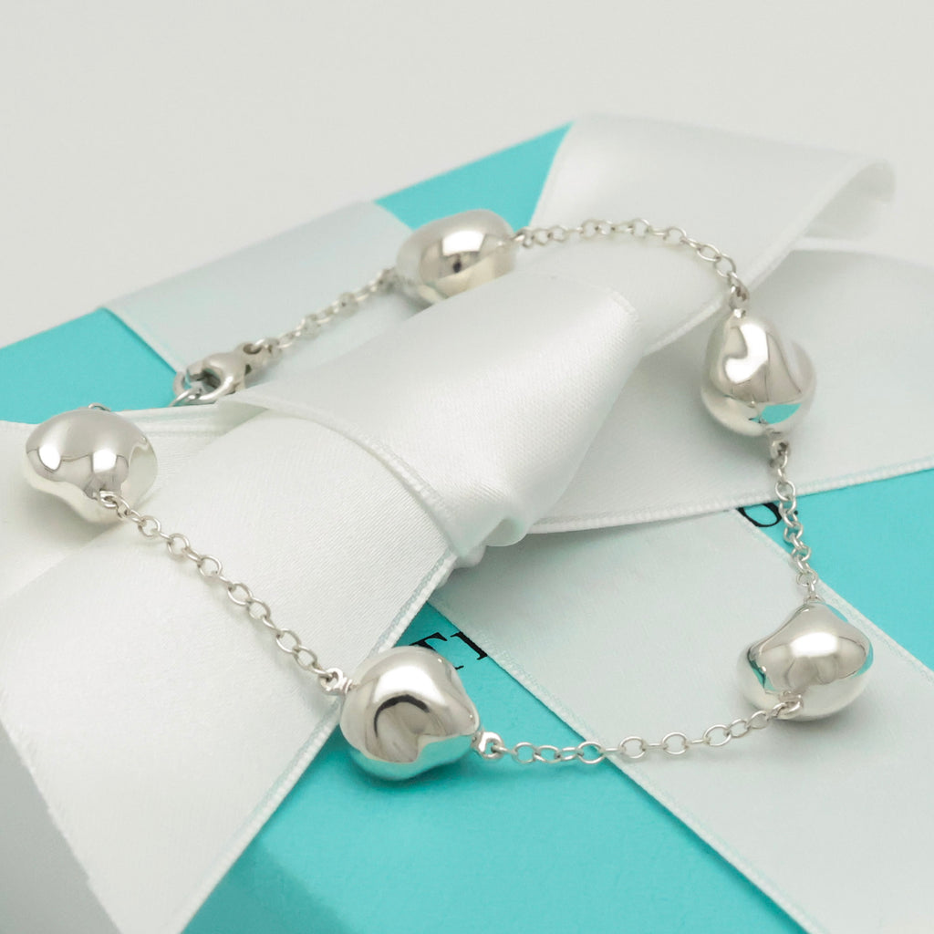 TIFFANY&Co. 5連 ファイブ ナゲット エルサペレッティ ブレスレット AG925