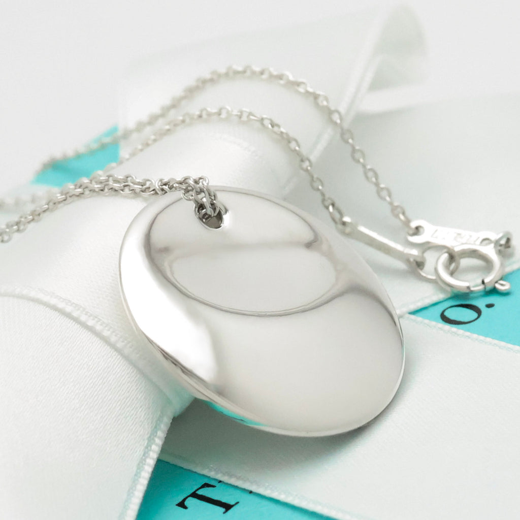 TIFFANY&Co.ラウンド ディスク エルサペレッティ ネックレス AG925