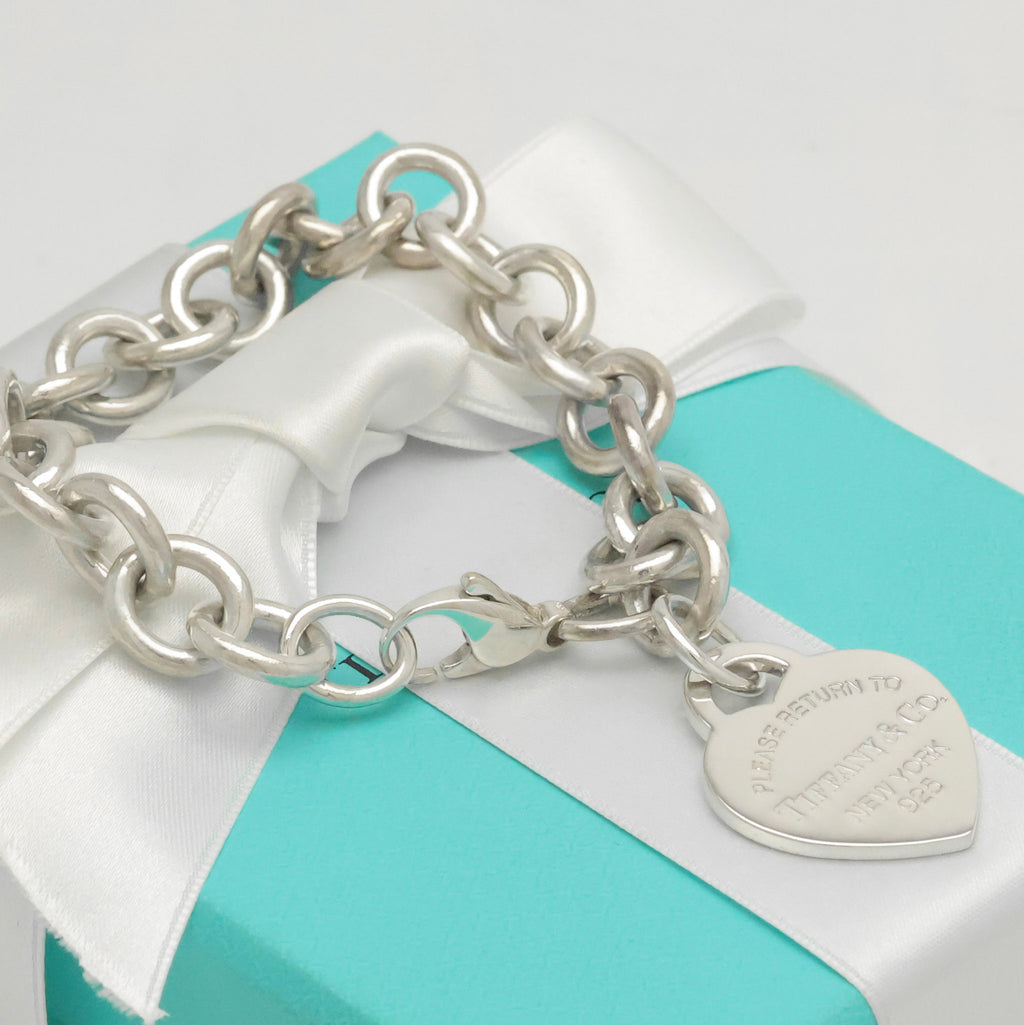 TIFFANY&Co. リターントゥ ティファニー ハート タグ チェーン ブレスレット AG925