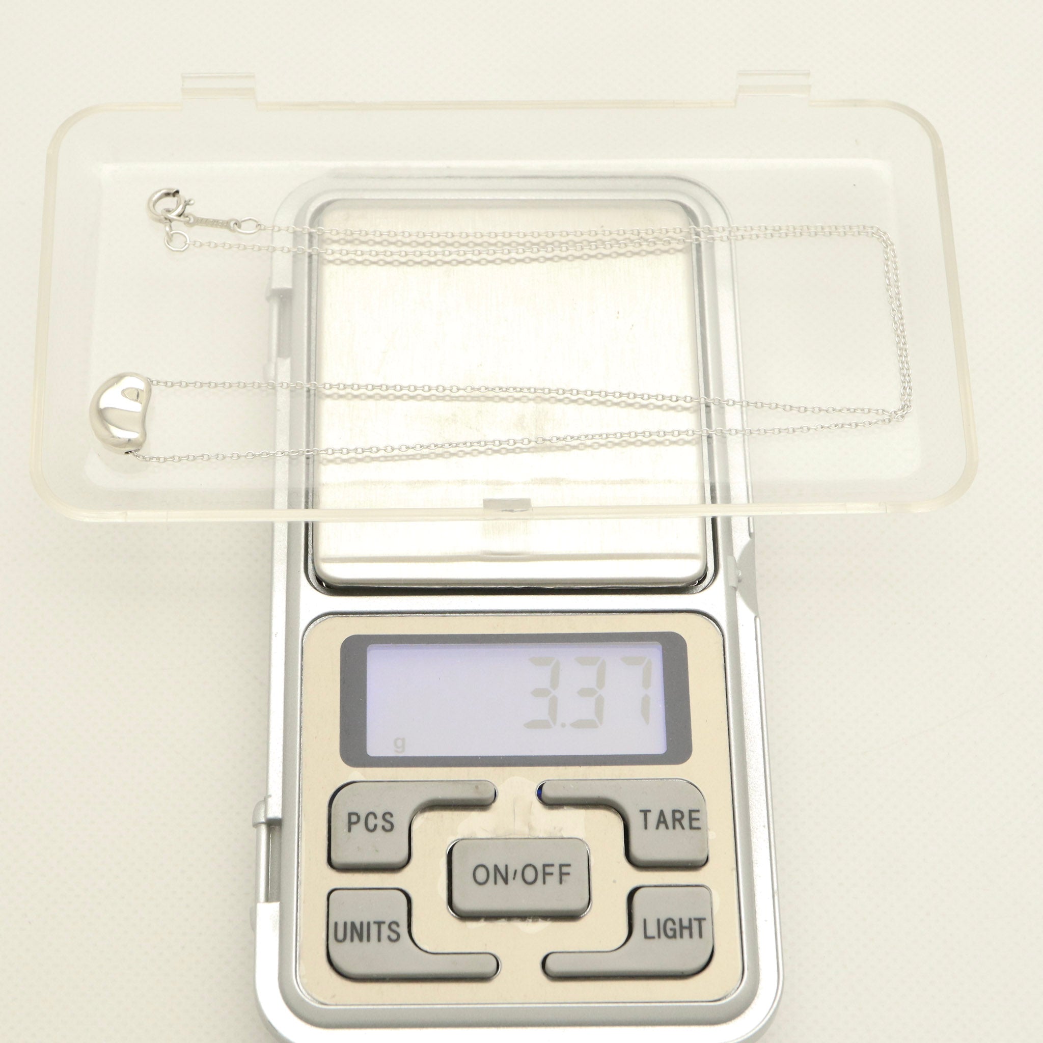 TIFFANY&Co. ミニ ビーン エルサペレッティ ネックレス AG925