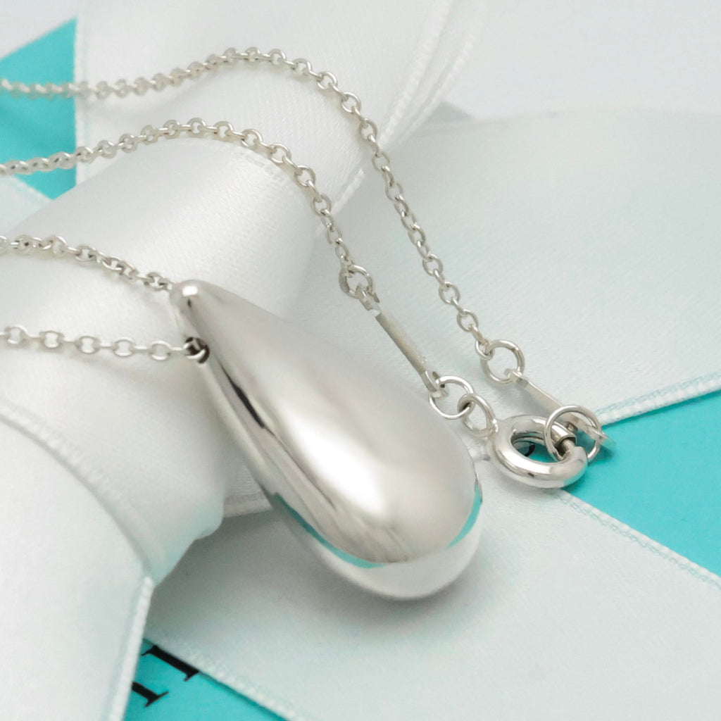 TIFFANY&Co. ラージ ティアドロップ エルサペレッティ ネックレス AG925