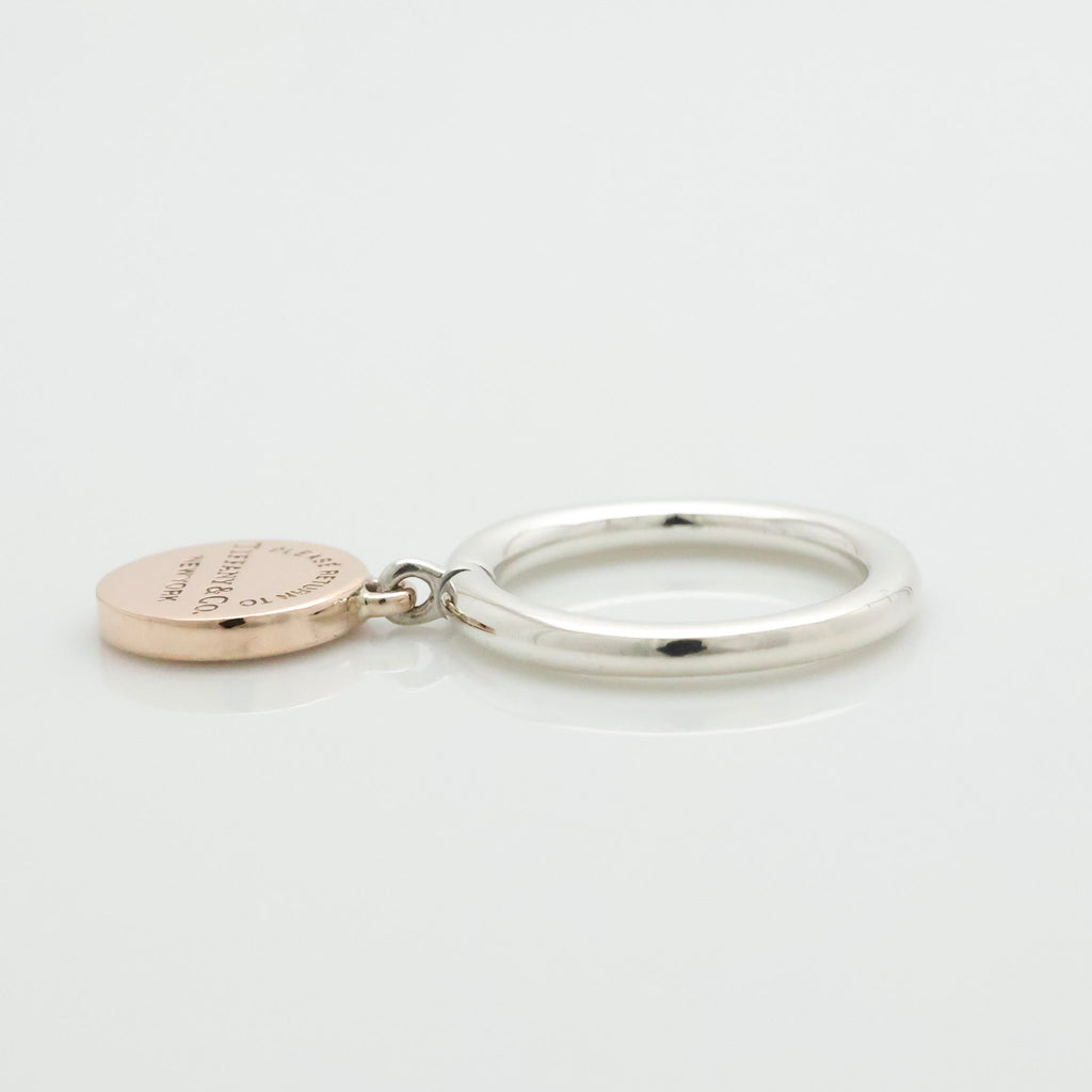 TIFFANY&Co. リターントゥ ティファニー ラウンド タグ ルベドメタル リング 7 号 AG925