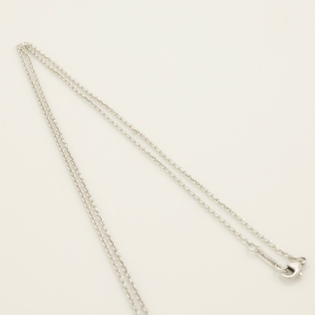 TIFFANY & Co. 1837 Bar Plate Pendant Necklace Chain Sterling Silver 925
