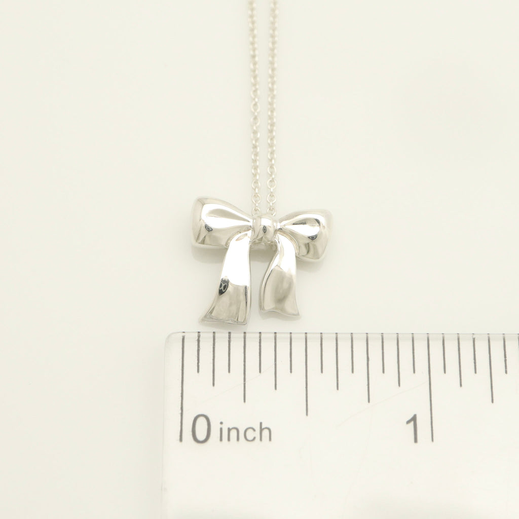 TIFFANY&Co. ミニ リボン ネックレス AG925