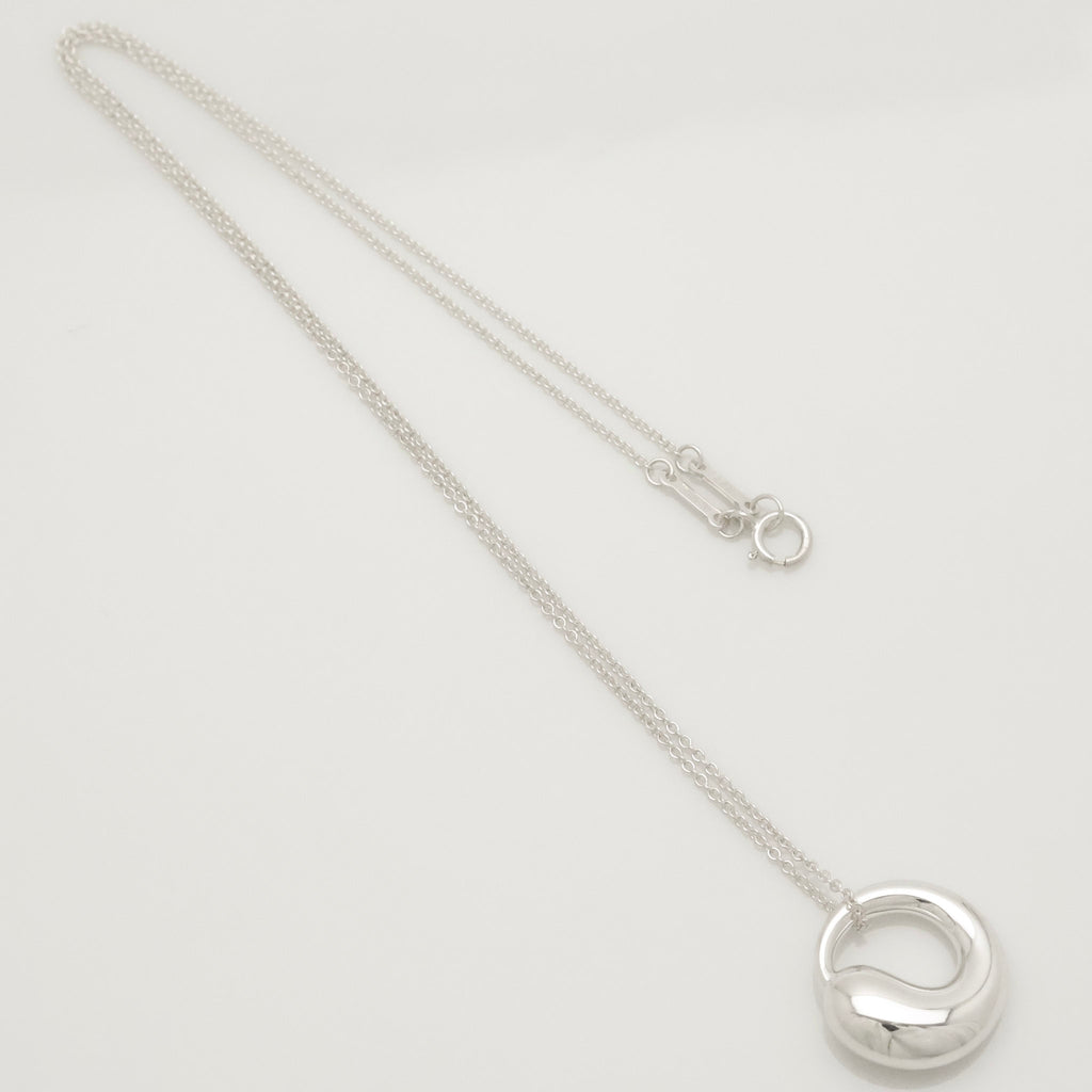 Tiffany & Co. MEDIUM Eternal Circle Necklace Sterling Silver 925 